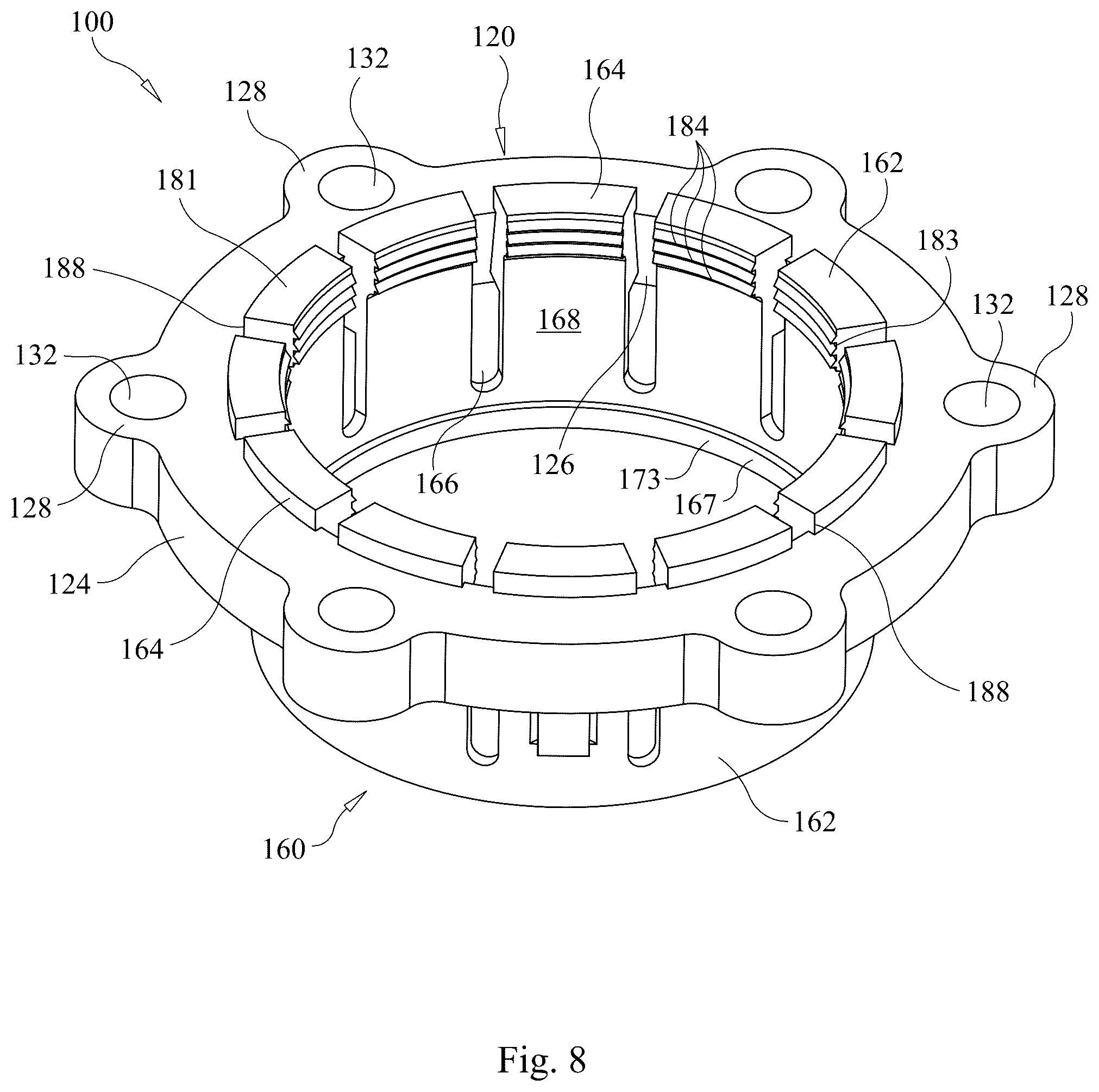 Patent US12297937 Figure 8 – Mechanical joint retainer gland