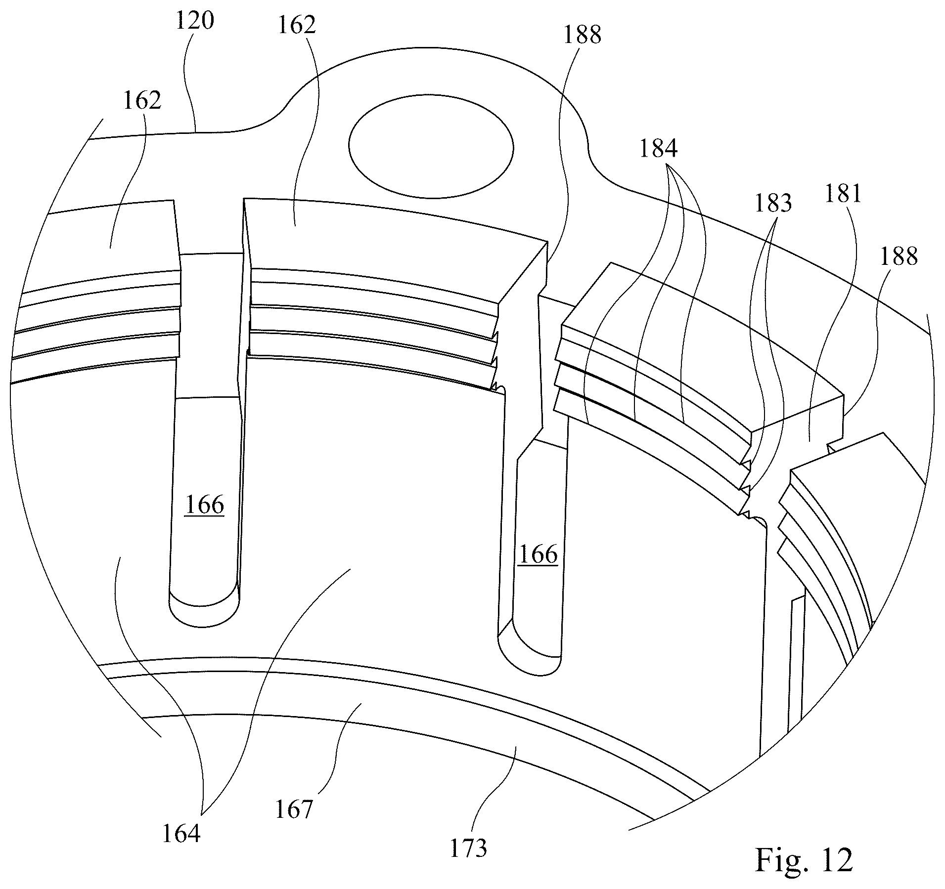 Patent US12297937 Figure 12 – Mechanical joint retainer gland