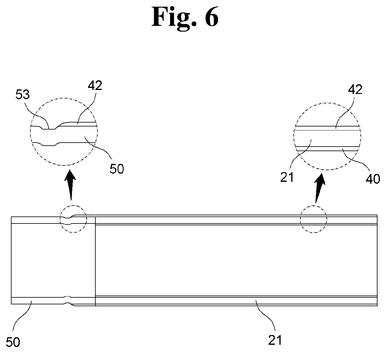 Patent US12297939 Figure 7 – Composite pipe formed by combining a main portion and a short pipe portion, and connection structure of the same