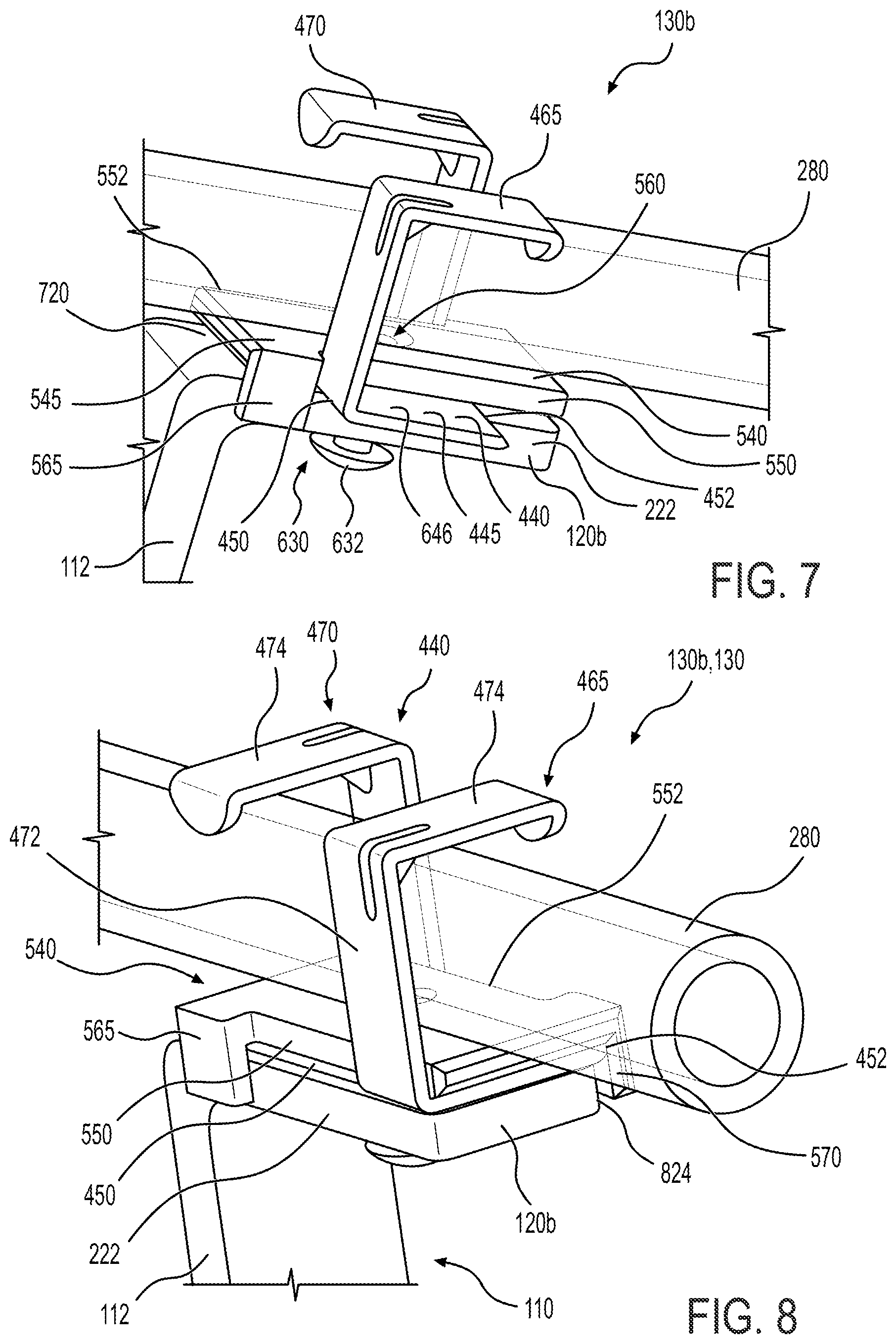 Patent US12297942 Figure 4 – Brace pipe attachment mechanism