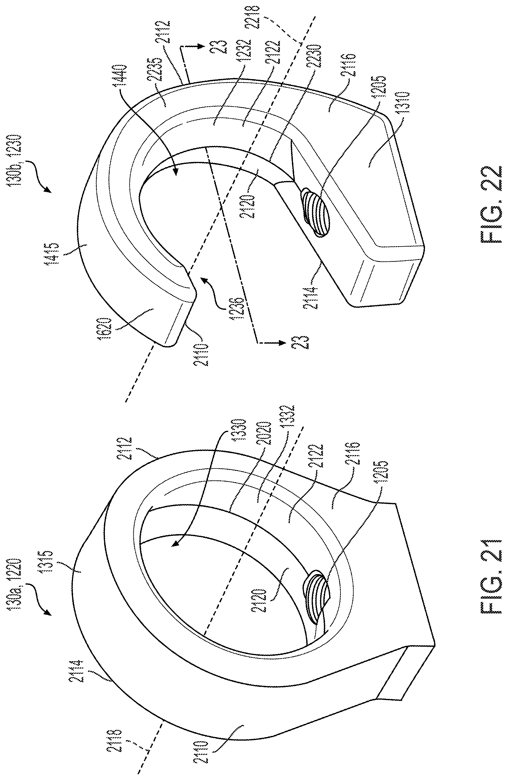 Patent US12297942 Figure 14 – Brace pipe attachment mechanism