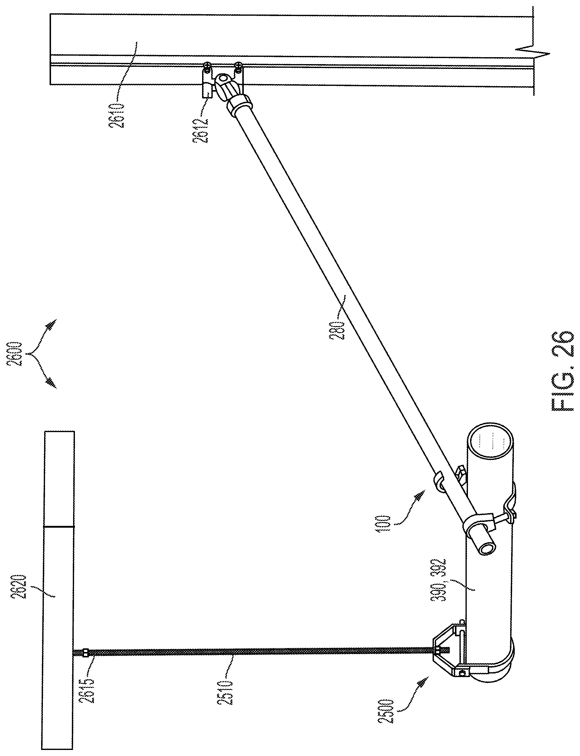 Patent US12297942 Figure 17 – Brace pipe attachment mechanism