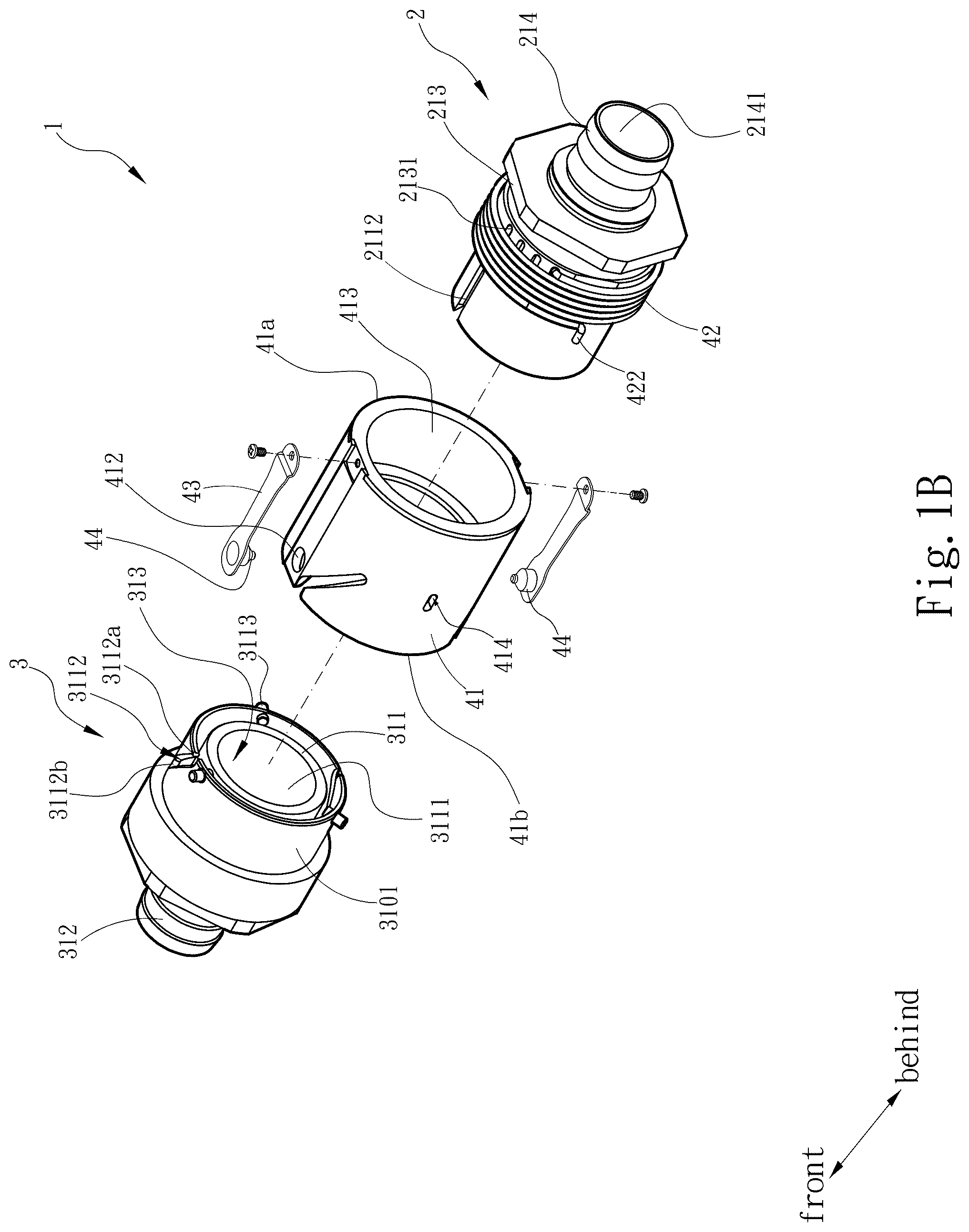 Patent US12297944 Figure 2 – Pipe coupler with locking structure