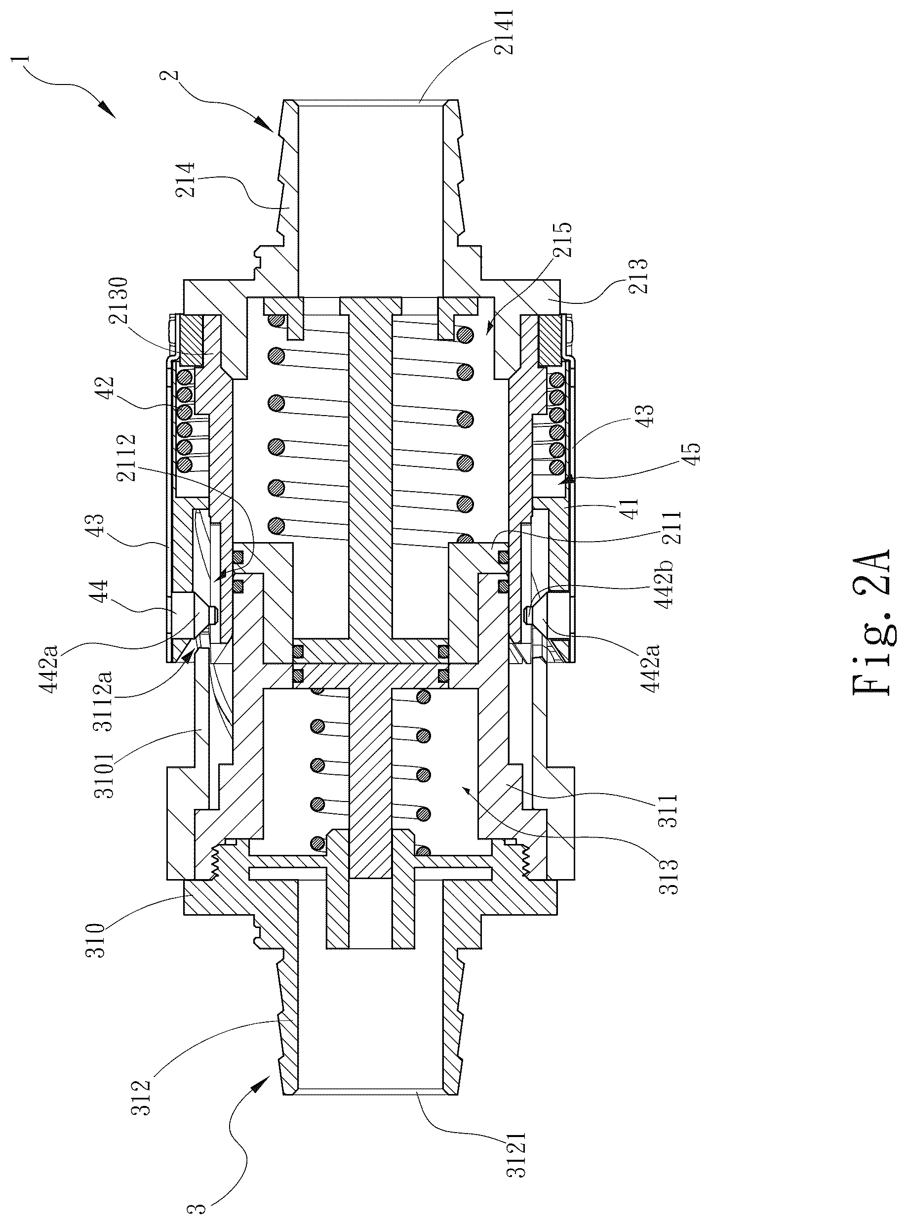 Patent US12297944 Figure 3 – Pipe coupler with locking structure