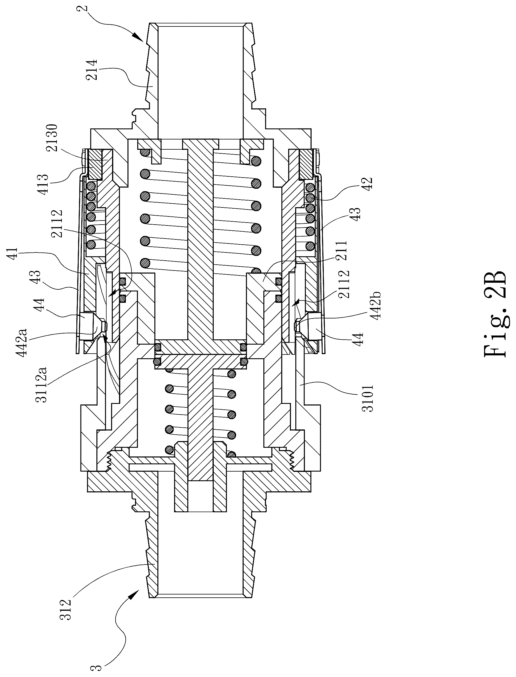 Patent US12297944 Figure 4 – Pipe coupler with locking structure