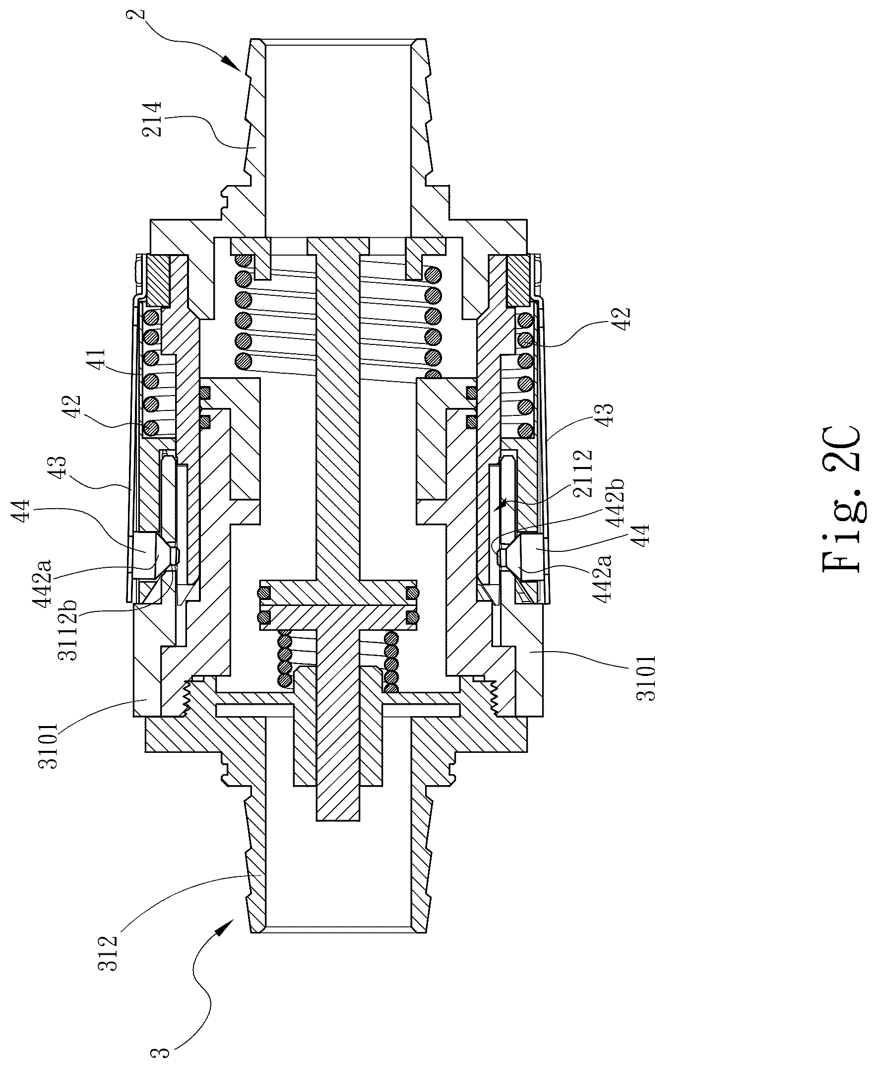 Patent US12297944 Figure 5 – Pipe coupler with locking structure