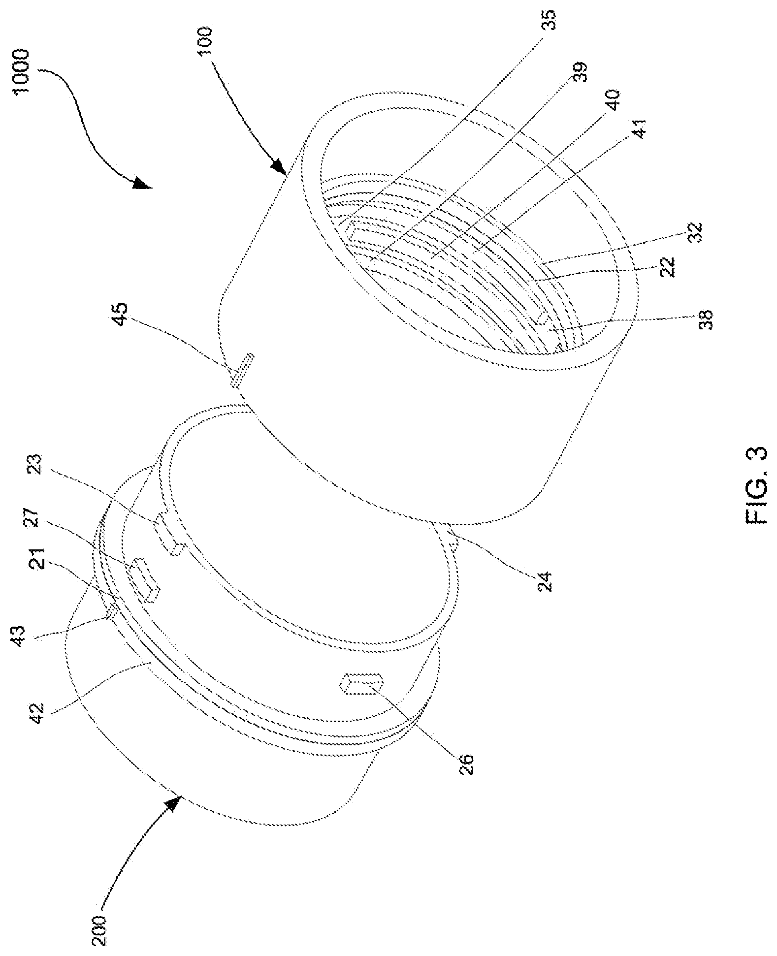 Patent US12297945 Figure 3 – Tube connection and its mechanism