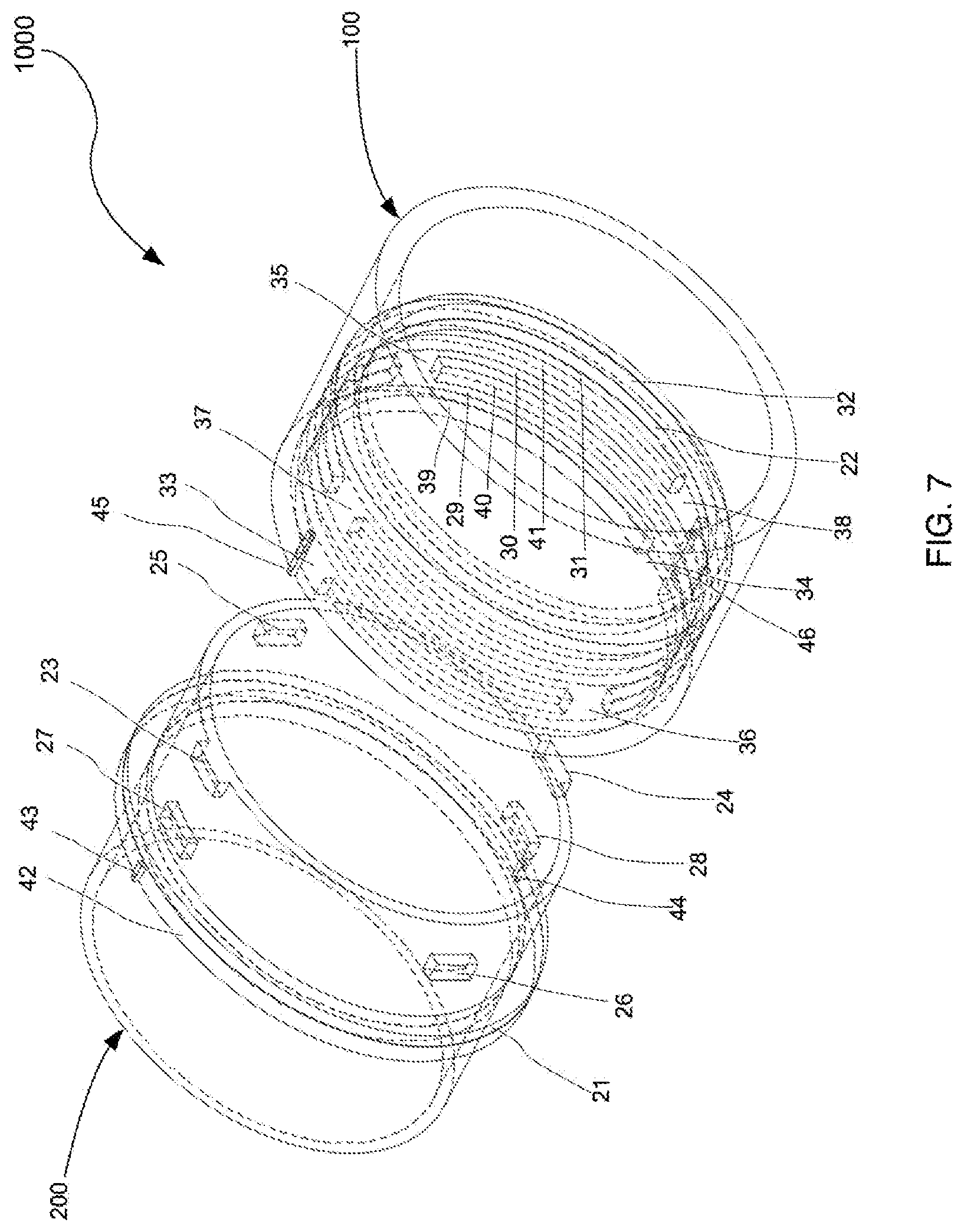 Patent US12297945 Figure 7 – Tube connection and its mechanism