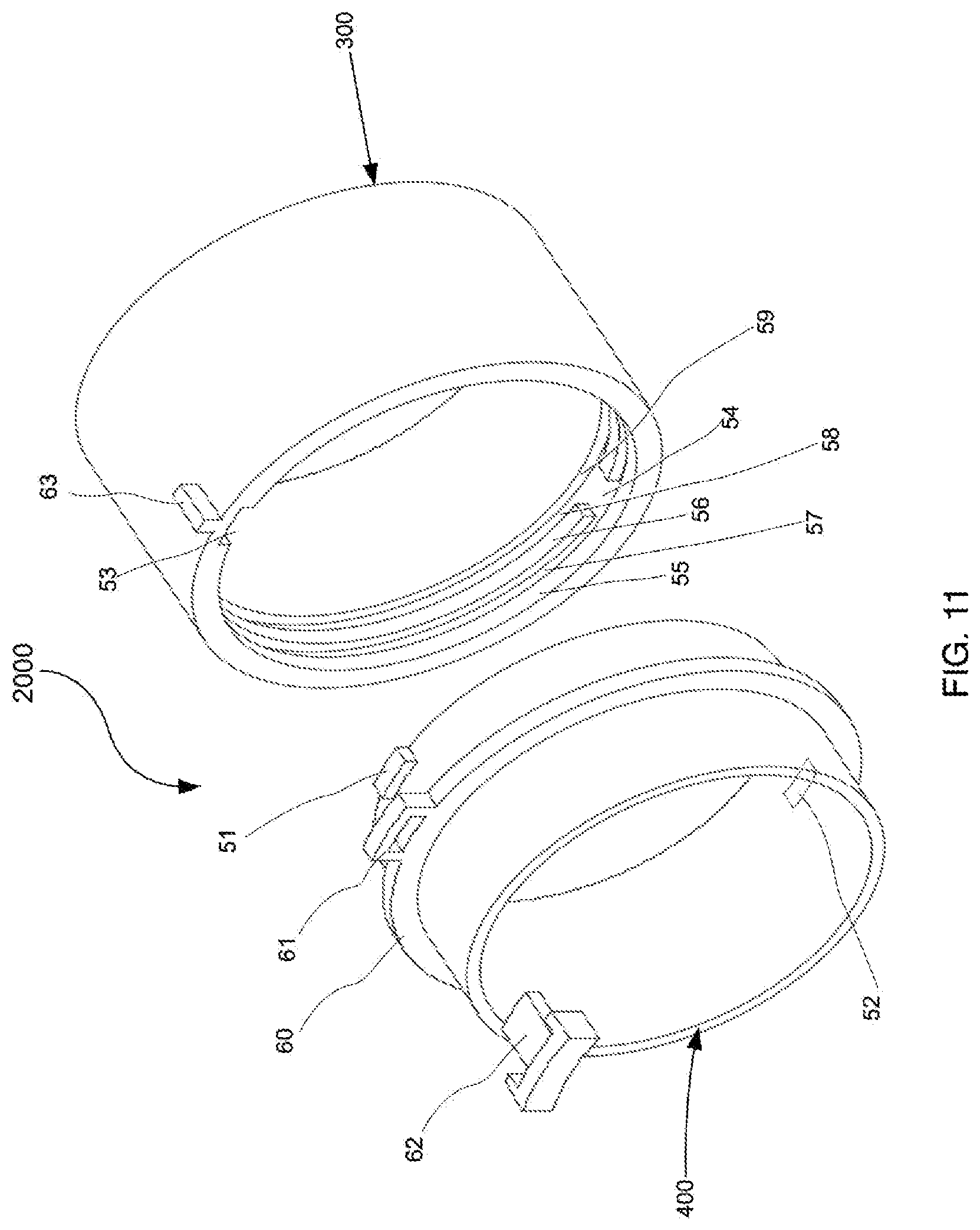 Patent US12297945 Figure 11 – Tube connection and its mechanism