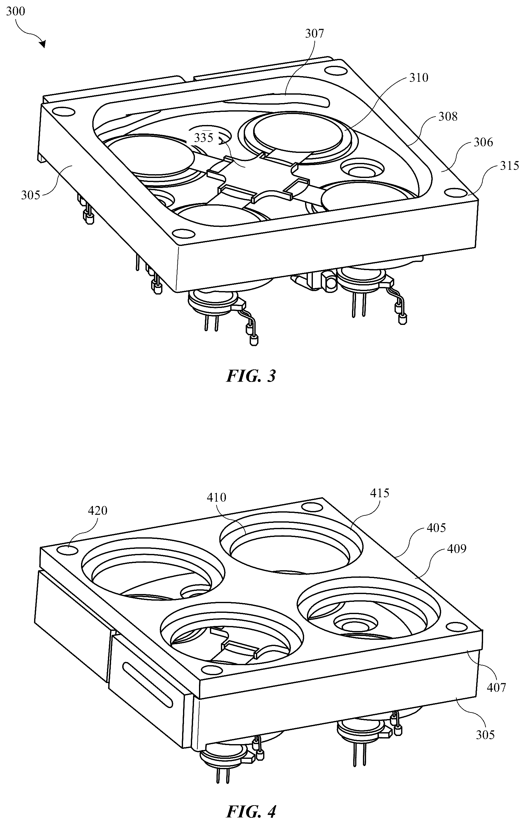Patent US12297946 Figure 3 – Modular multi-directional gas mixing block