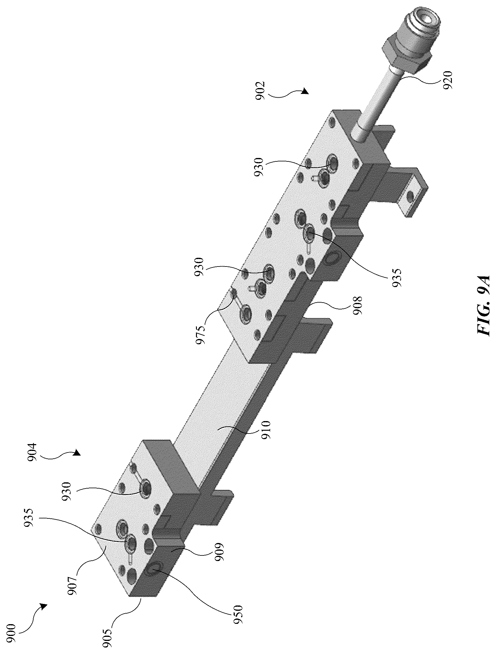Patent US12297946 Figure 8 – Modular multi-directional gas mixing block