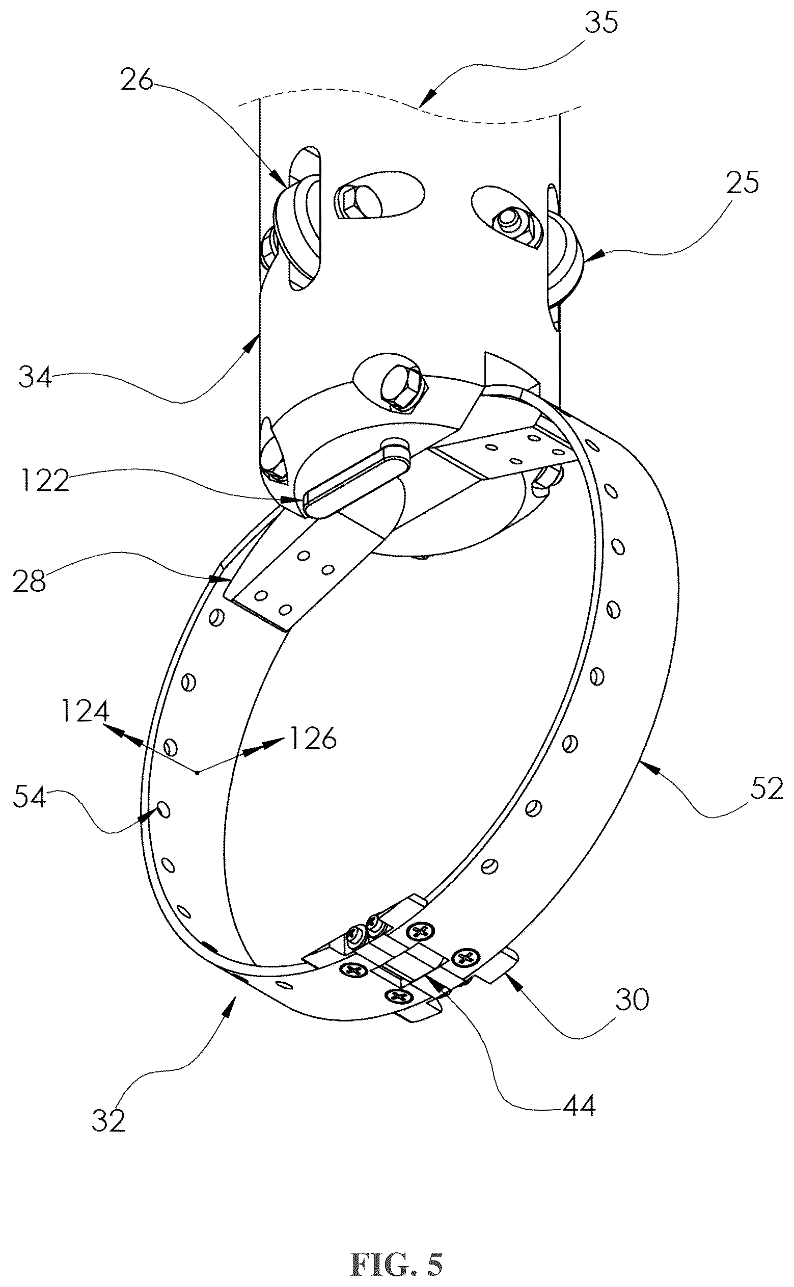 Patent US12297949 Figure 4 – In-pipe device catcher