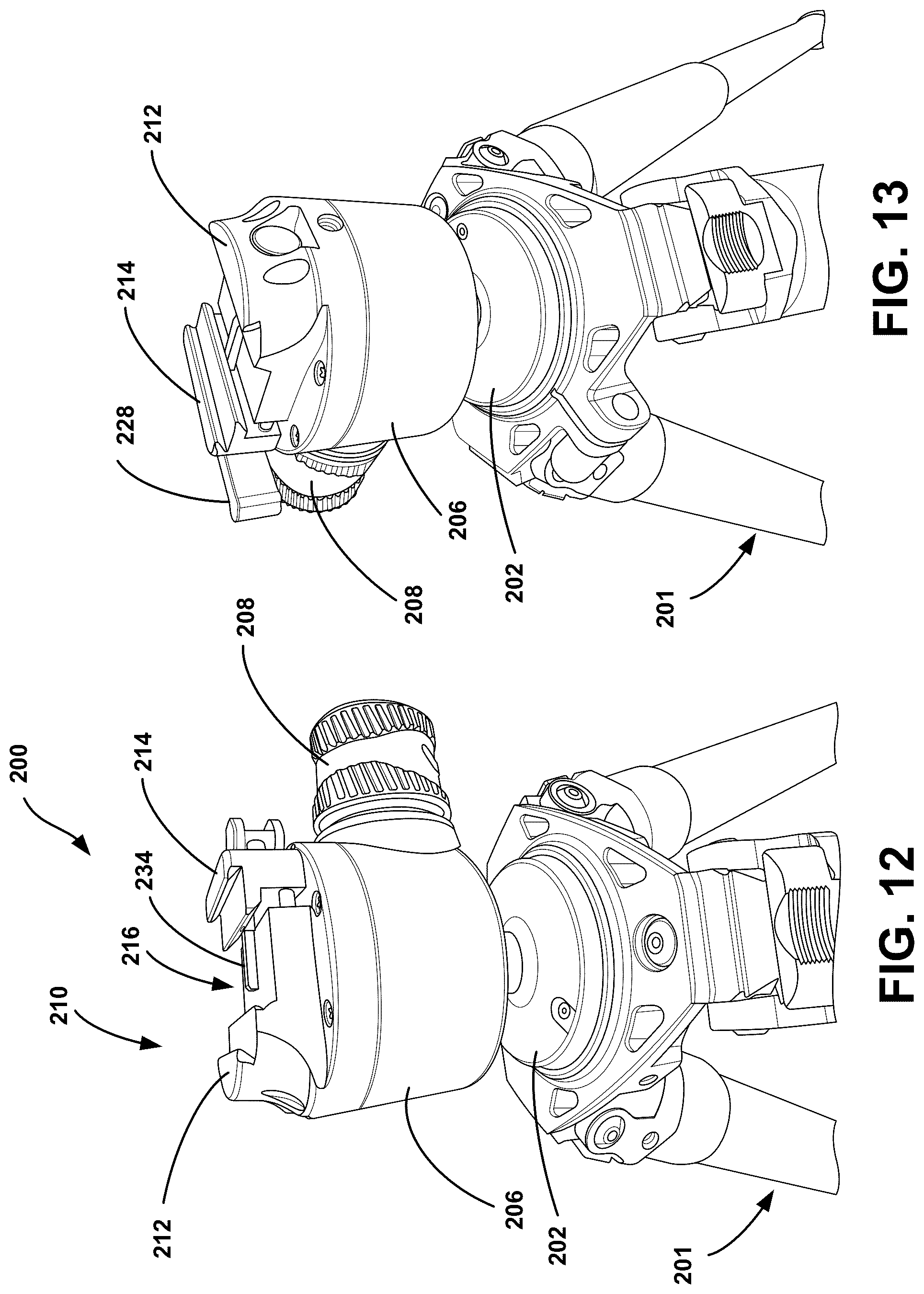 Patent US12297953 Figure 11 – Adjustable clamping device and leveling base with multidirectional adjustment