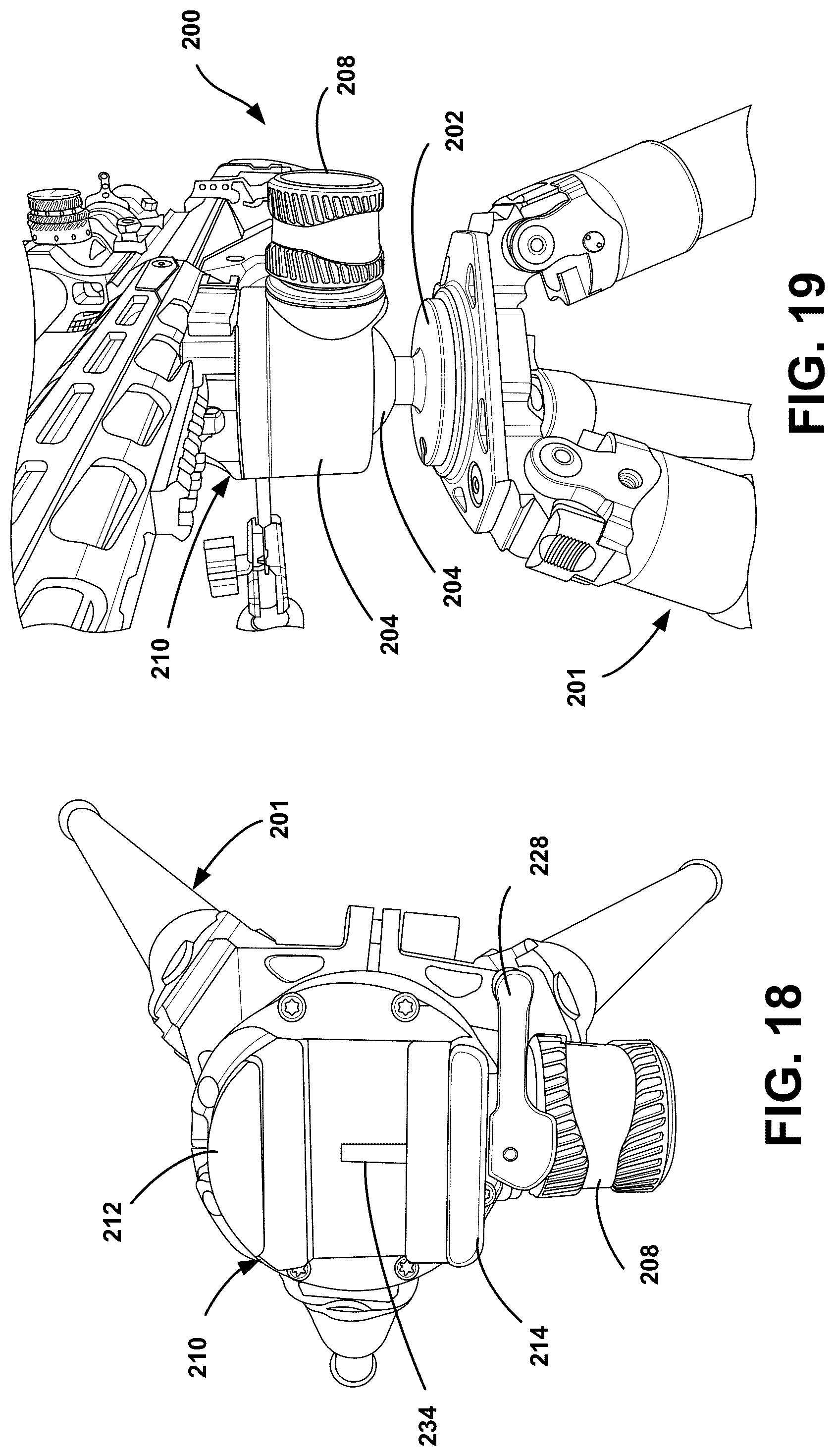 Patent US12297953 Figure 14 – Adjustable clamping device and leveling base with multidirectional adjustment