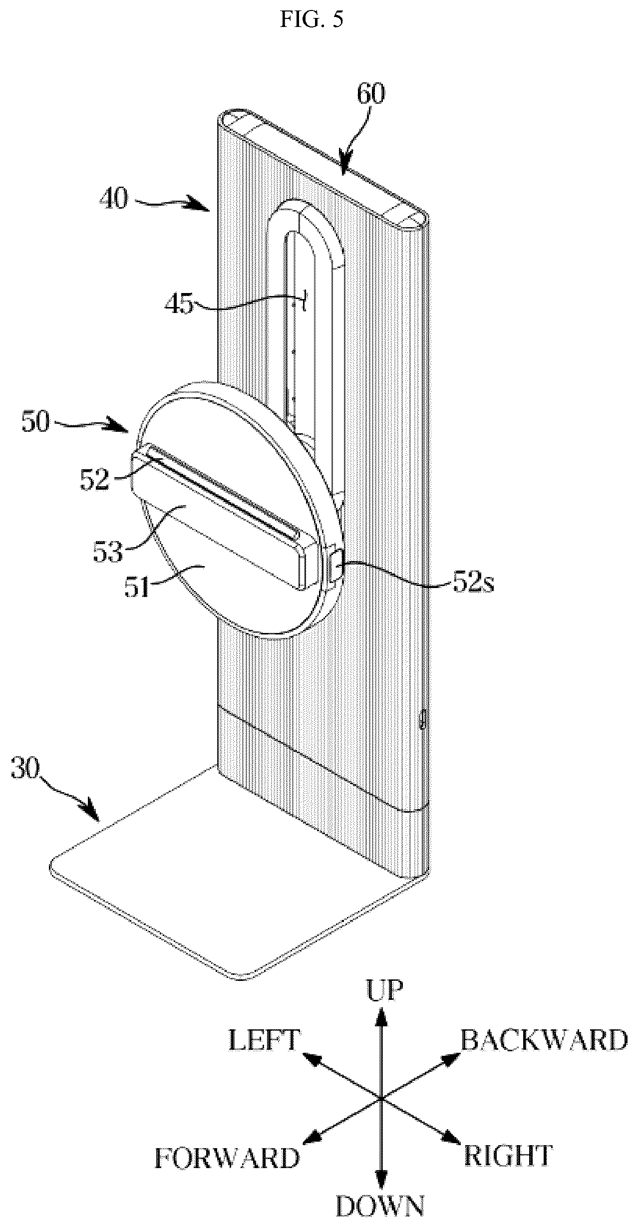 Patent US12297954 Figure 5 – Display stand and display apparatus including the same