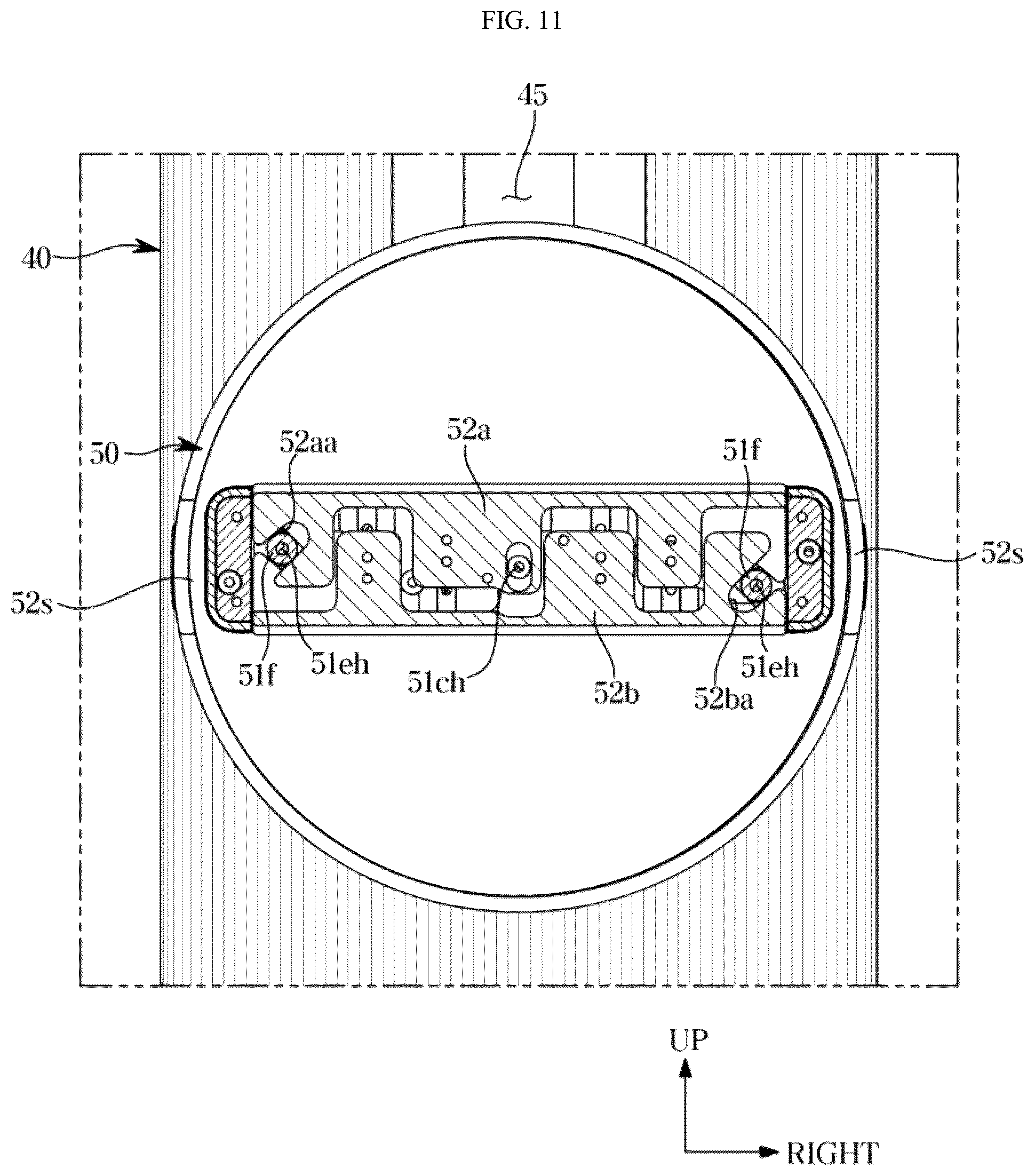 Patent US12297954 Figure 11 – Display stand and display apparatus including the same