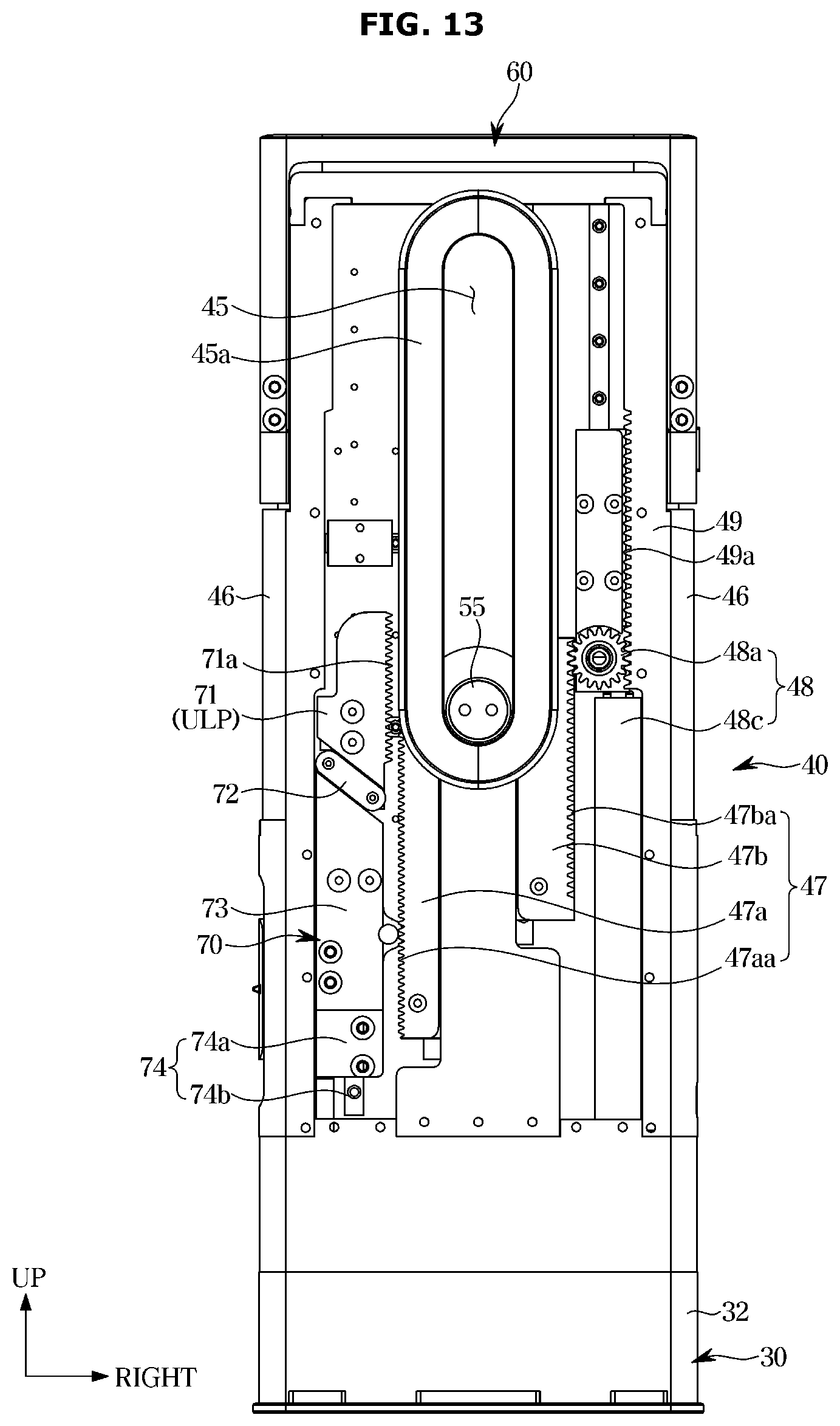 Patent US12297954 Figure 13 – Display stand and display apparatus including the same