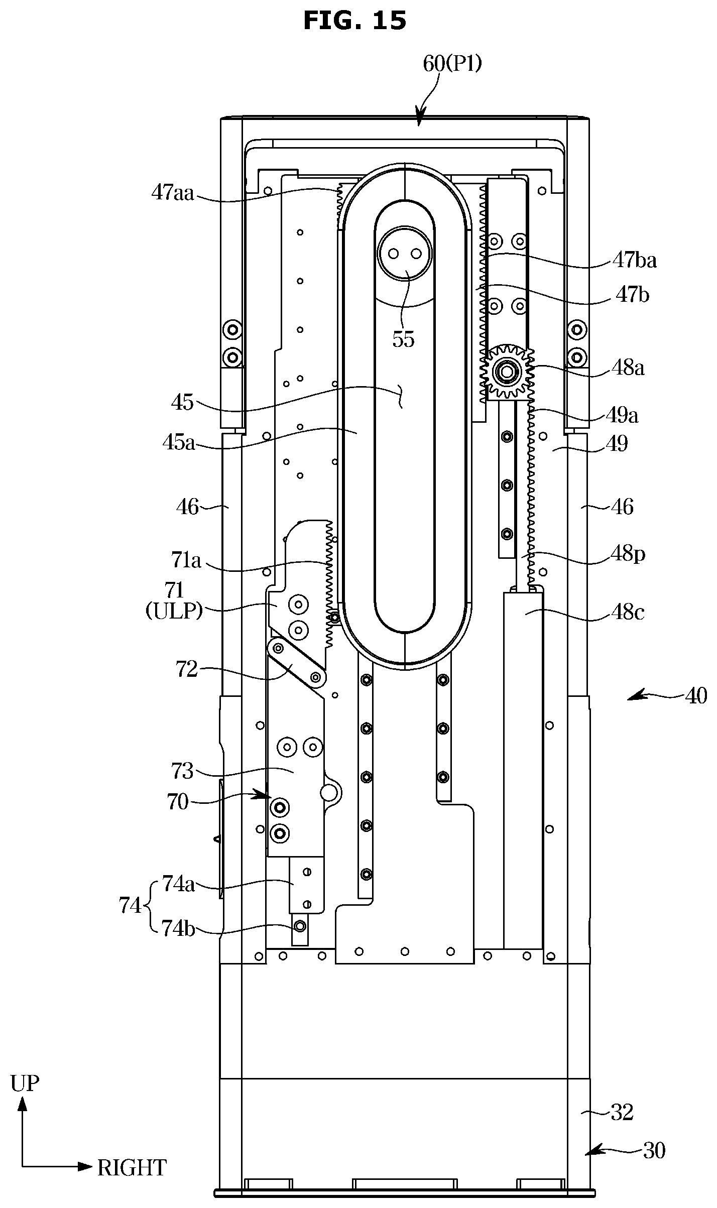 Patent US12297954 Figure 15 – Display stand and display apparatus including the same