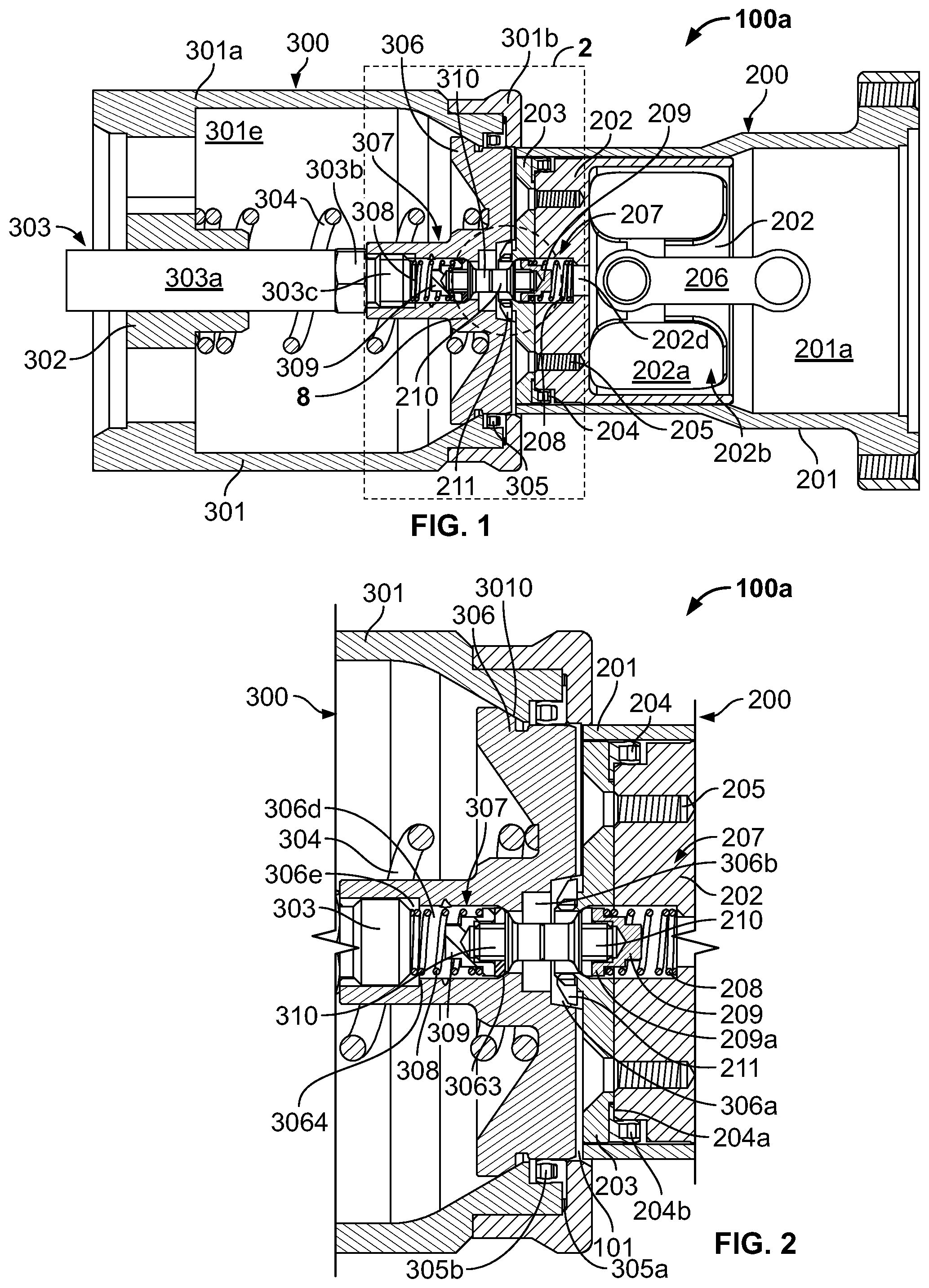 Patent US12297961 Figure 1 – Low emission receptacles