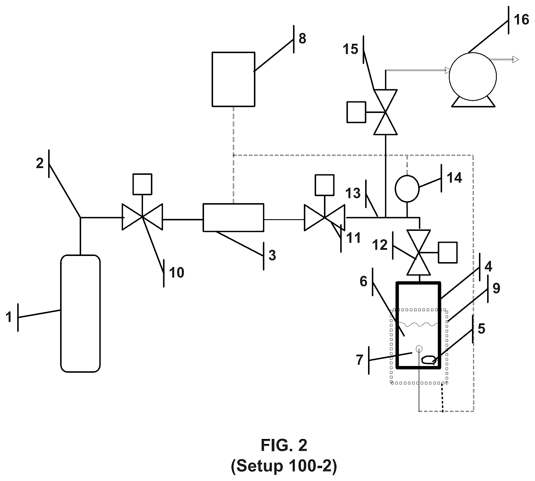 Patent US12297964 Figure 2 – Liquefied gas solution container apparatus and method for dispensing