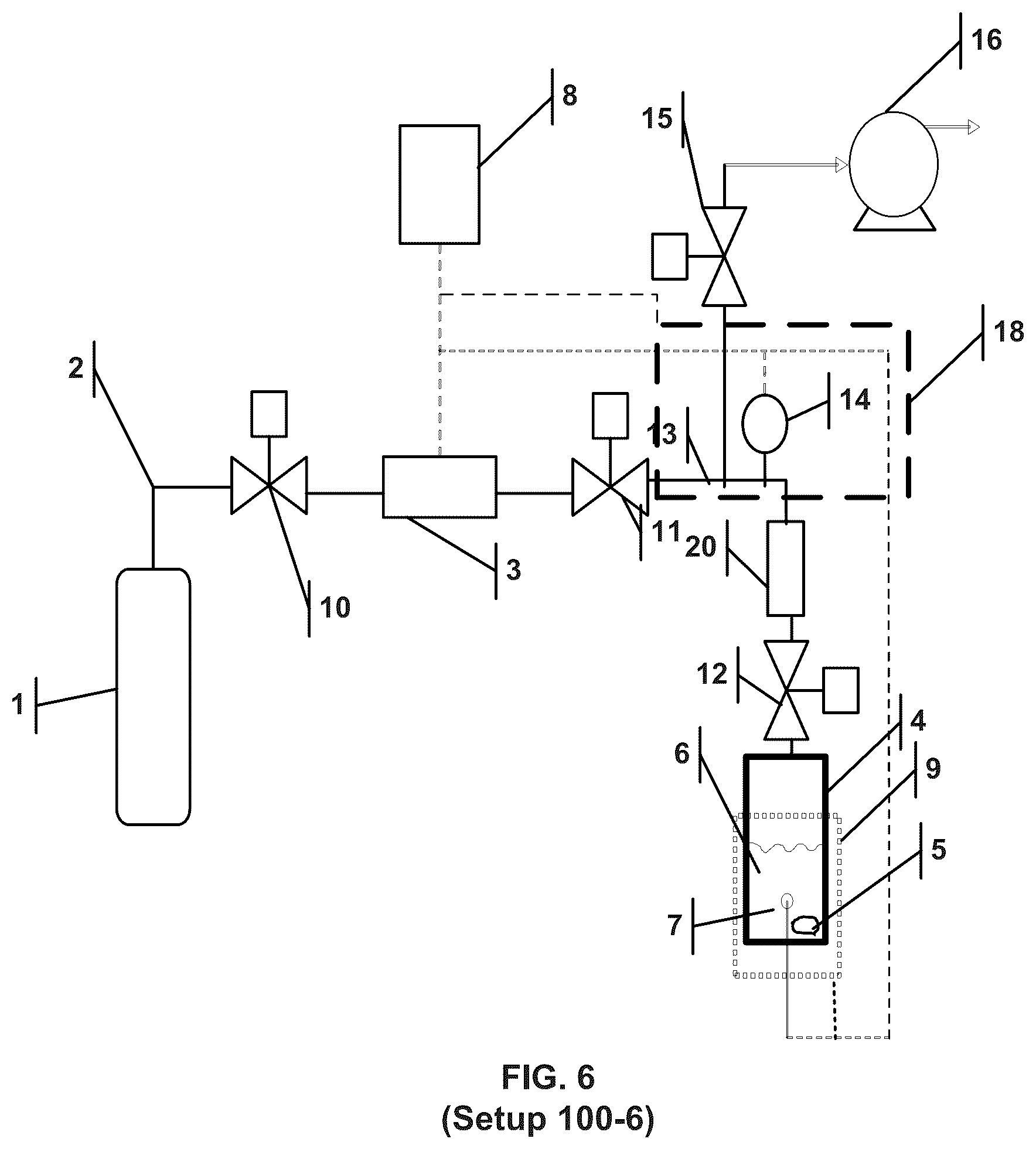 Patent US12297964 Figure 6 – Liquefied gas solution container apparatus and method for dispensing