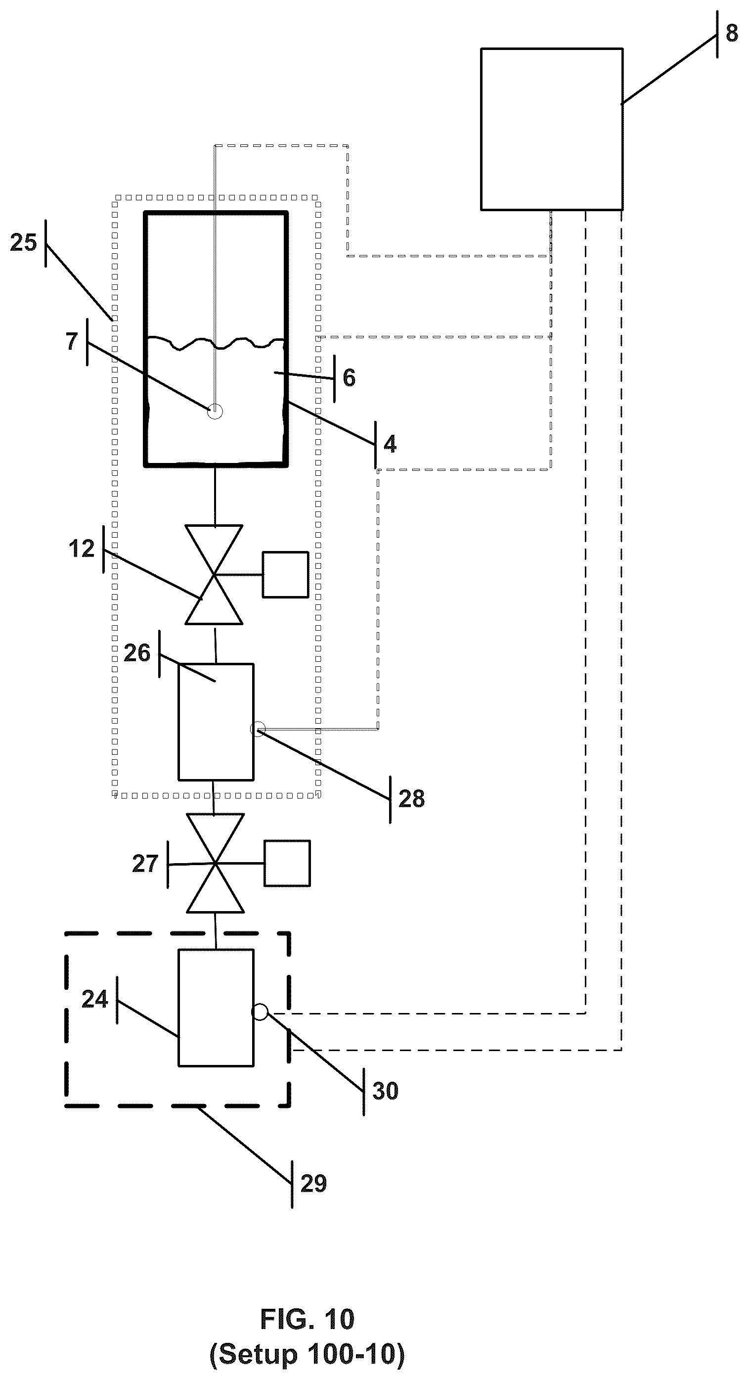 Patent US12297964 Figure 10 – Liquefied gas solution container apparatus and method for dispensing