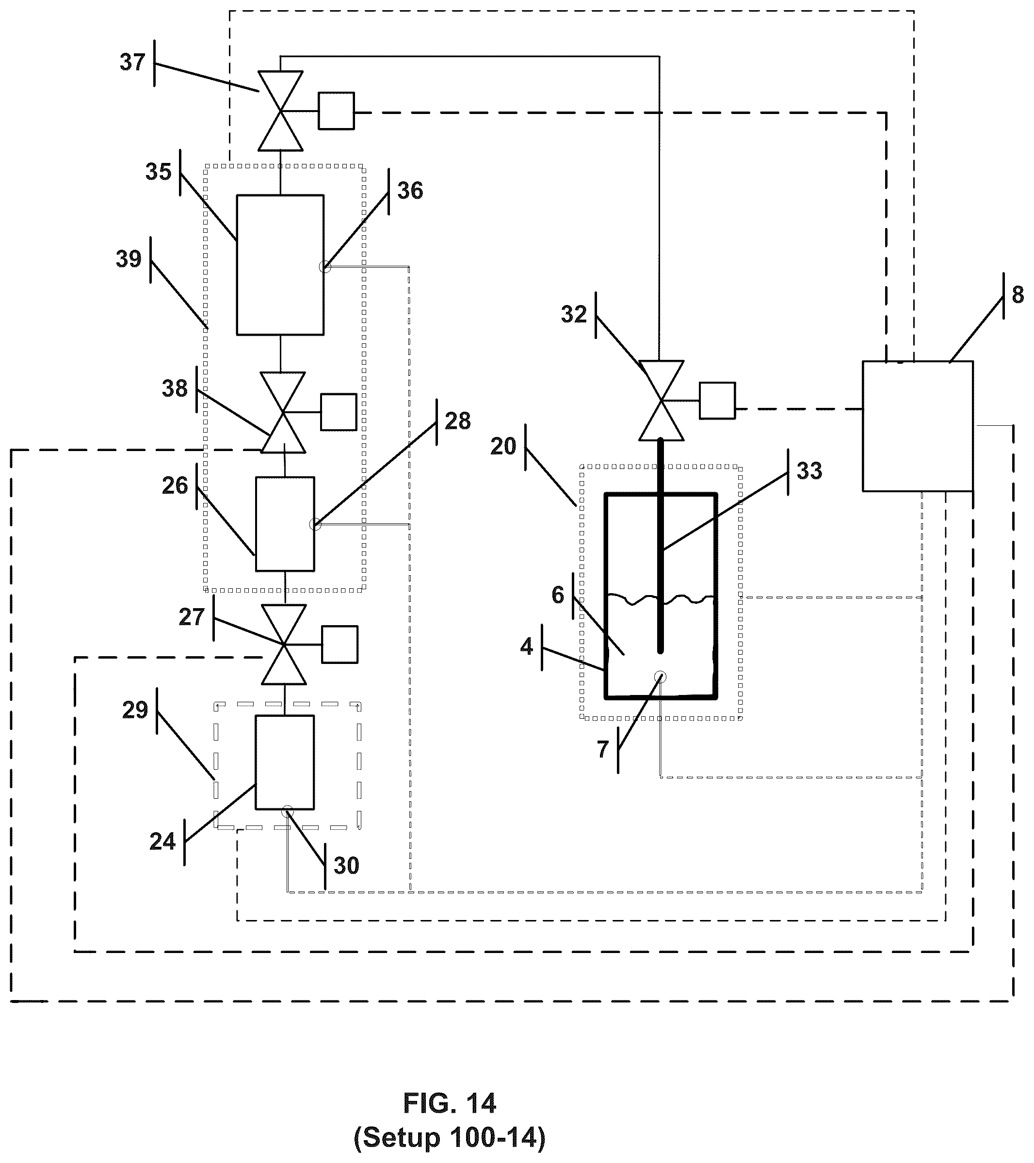 Patent US12297964 Figure 14 – Liquefied gas solution container apparatus and method for dispensing