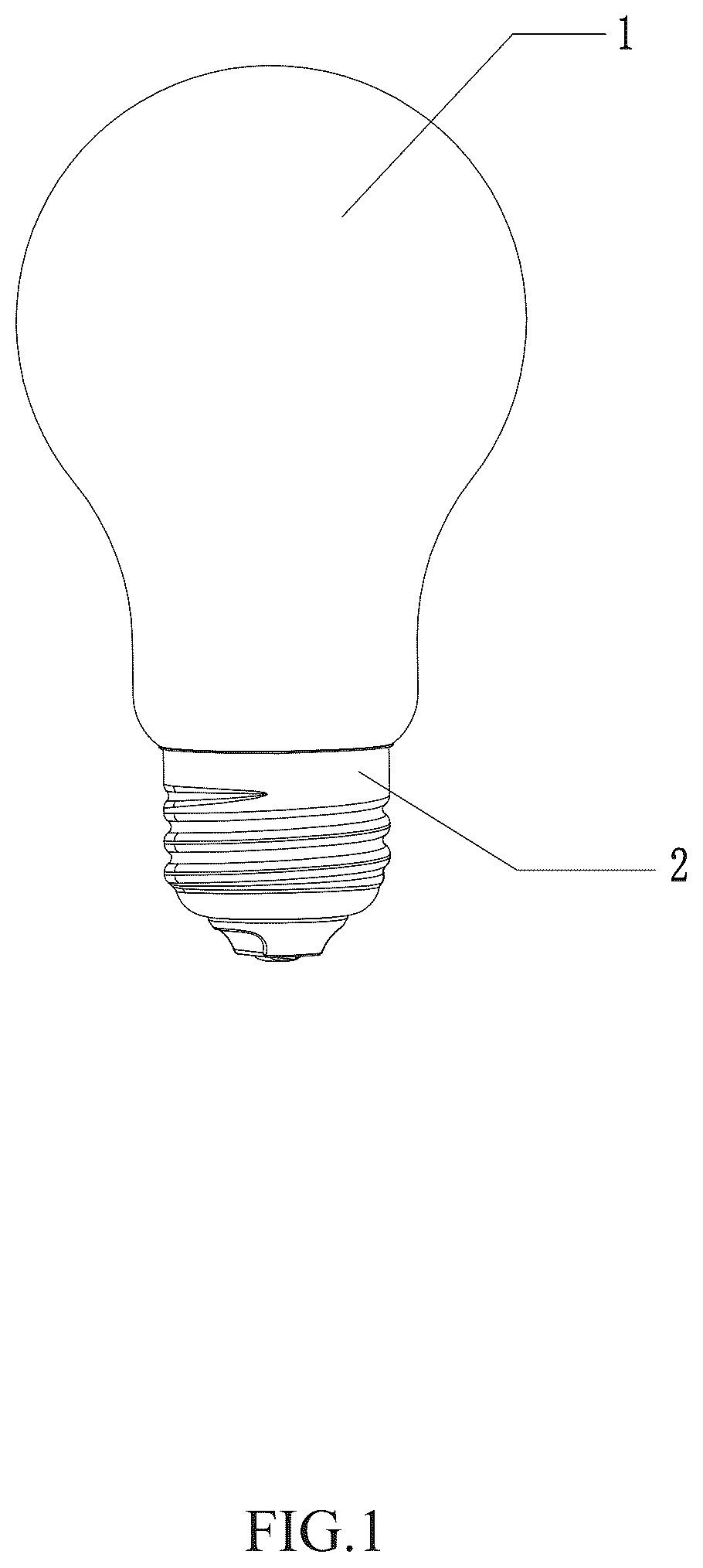 Patent US12297967 Figure 1 – LED lamp with rotatable lamp holder for adjusting color temperature