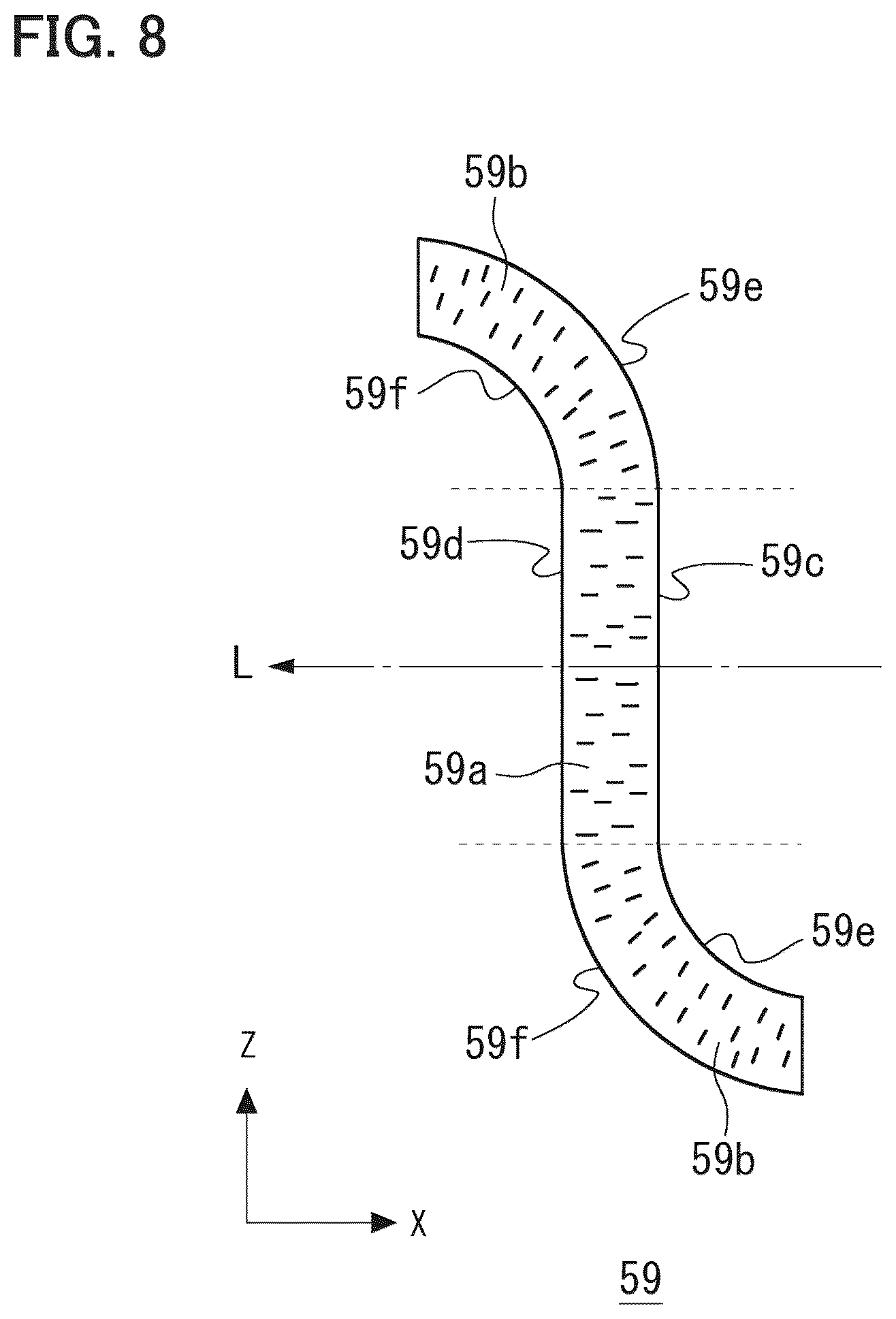 Patent US12297973 Figure 8 – Lighting apparatus, and vehicle lamp system