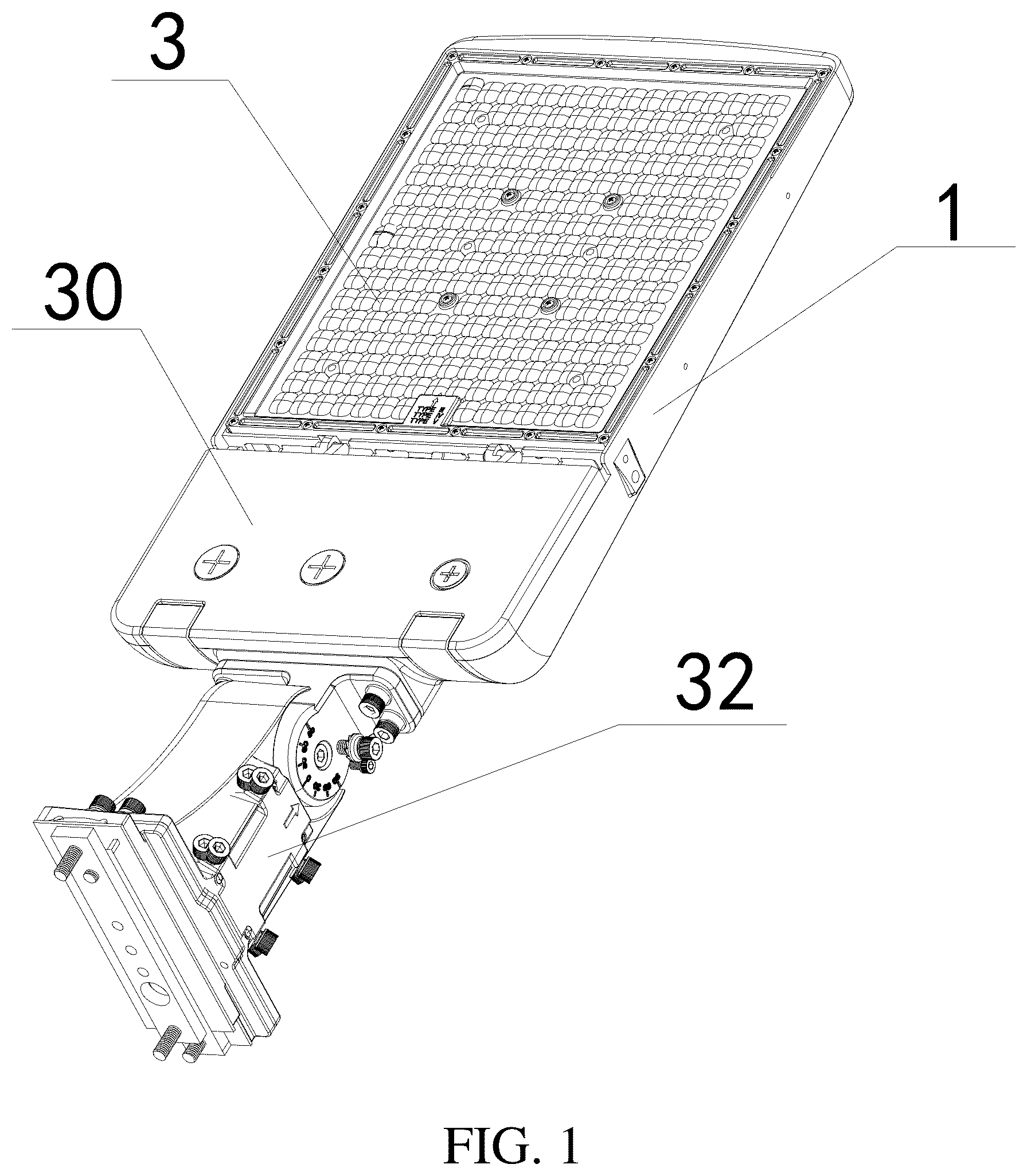 Patent US12297977 Figure 1 – LED lamp