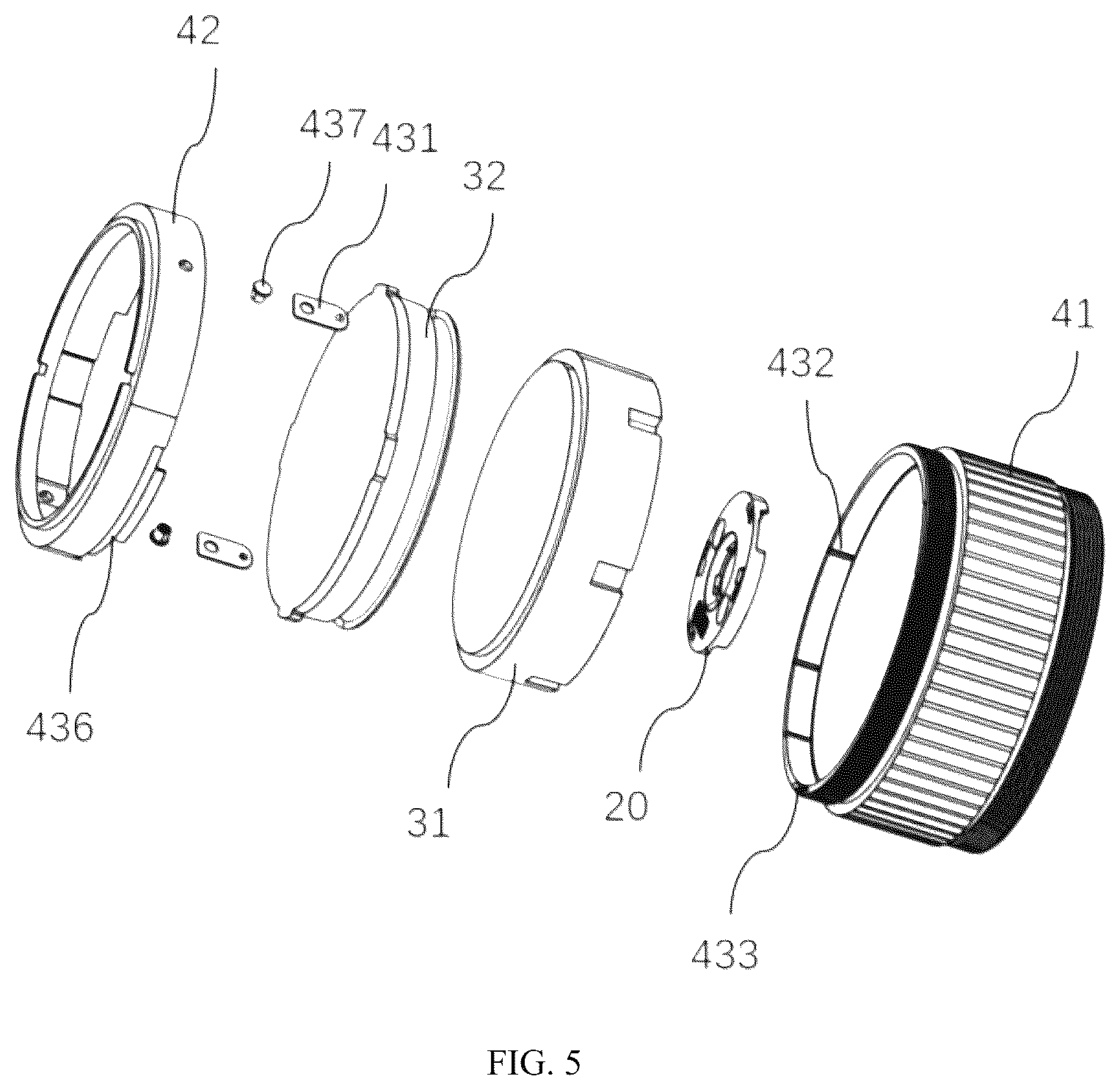 Patent US12297978 Figure 4 – Multi-angle adjustable spot-flood light