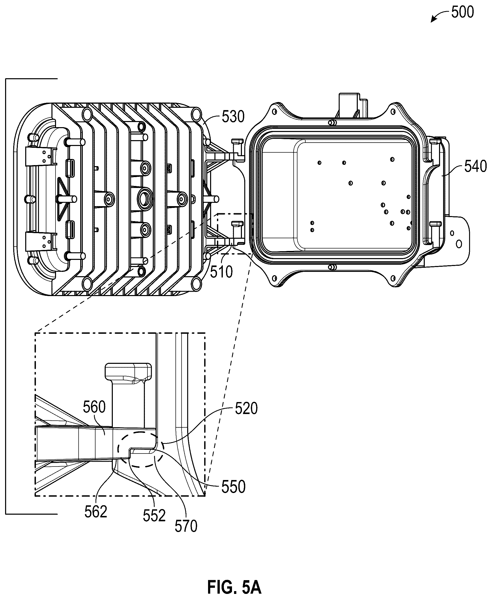 Patent US12297979 Figure 7 – Replaceable and reversible light engine with positive locking and safety stopper