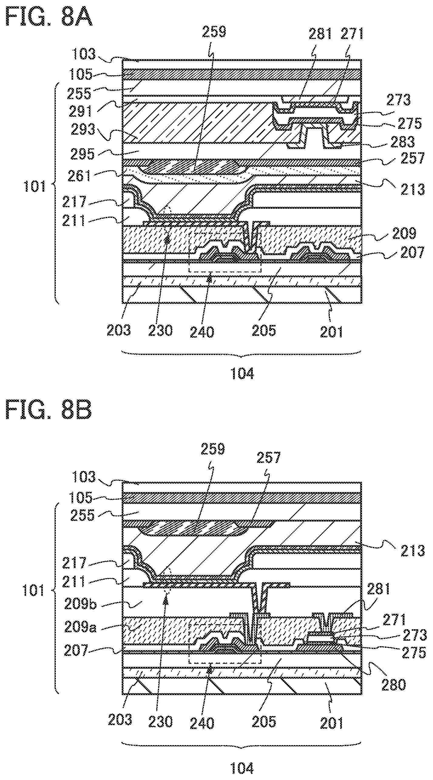 Patent US12297981 Figure 8 – Light-emitting device