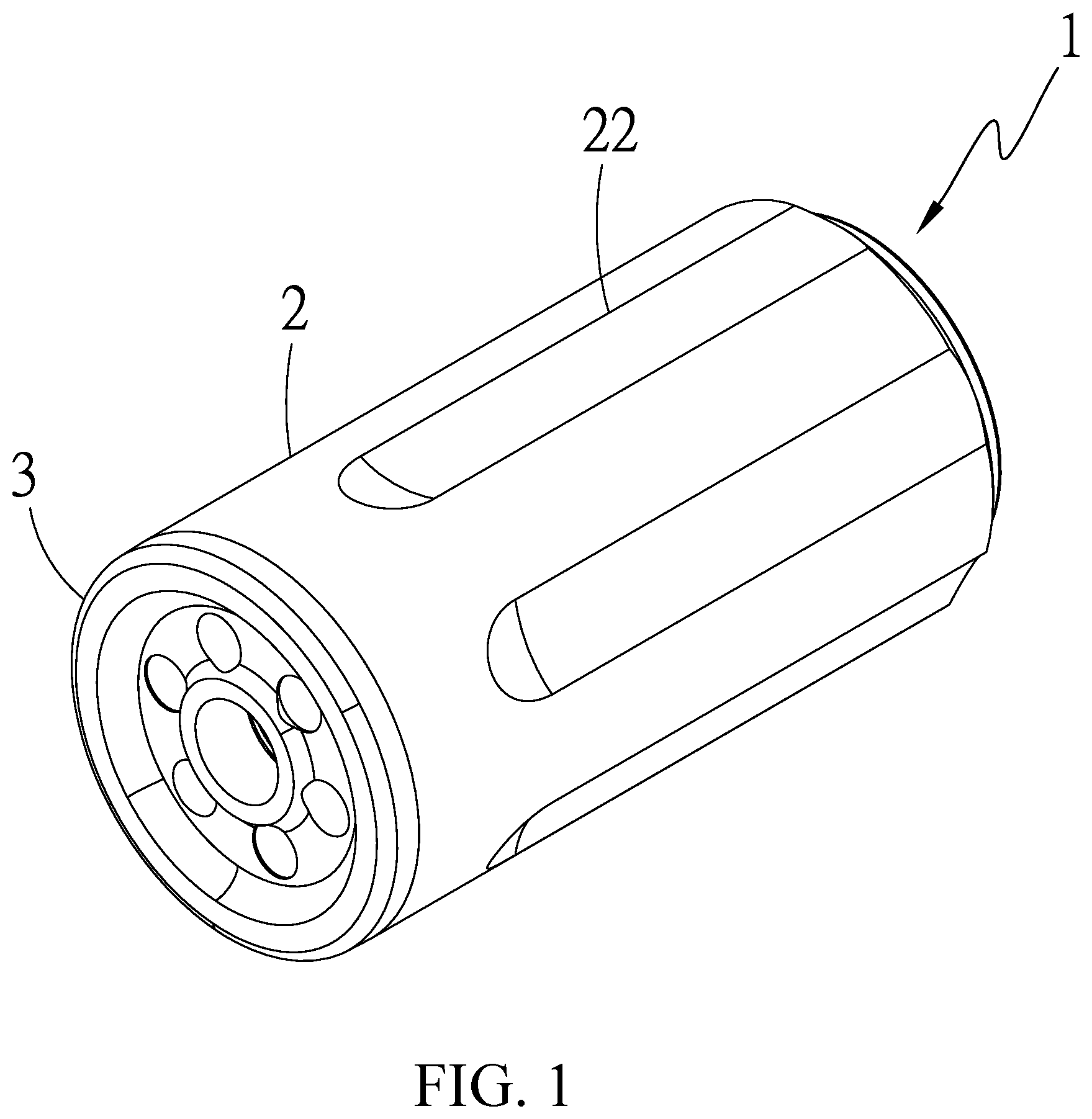 Patent US12297982 Figure 1 – Illuminator accessory exchange structure