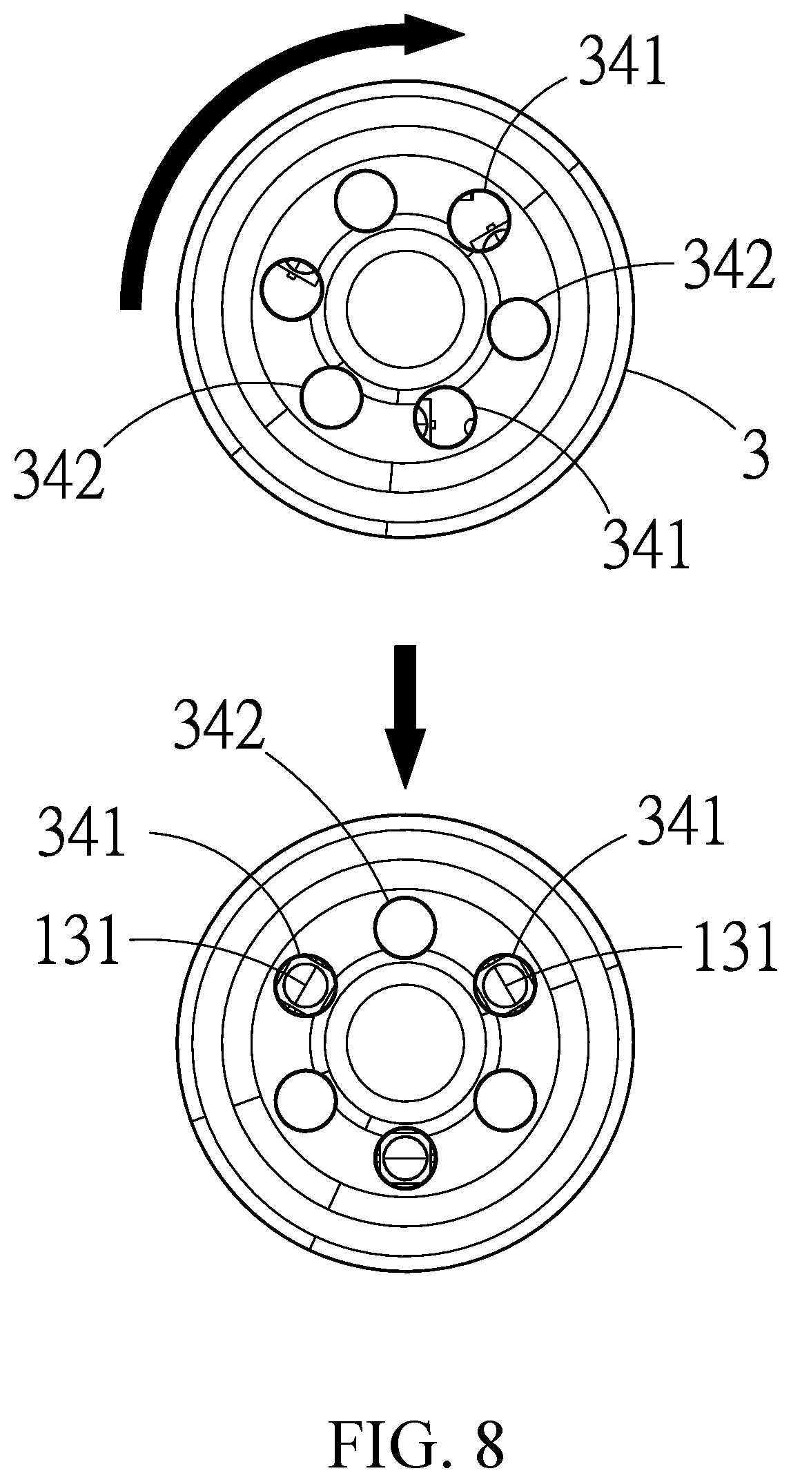 Patent US12297982 Figure 8 – Illuminator accessory exchange structure