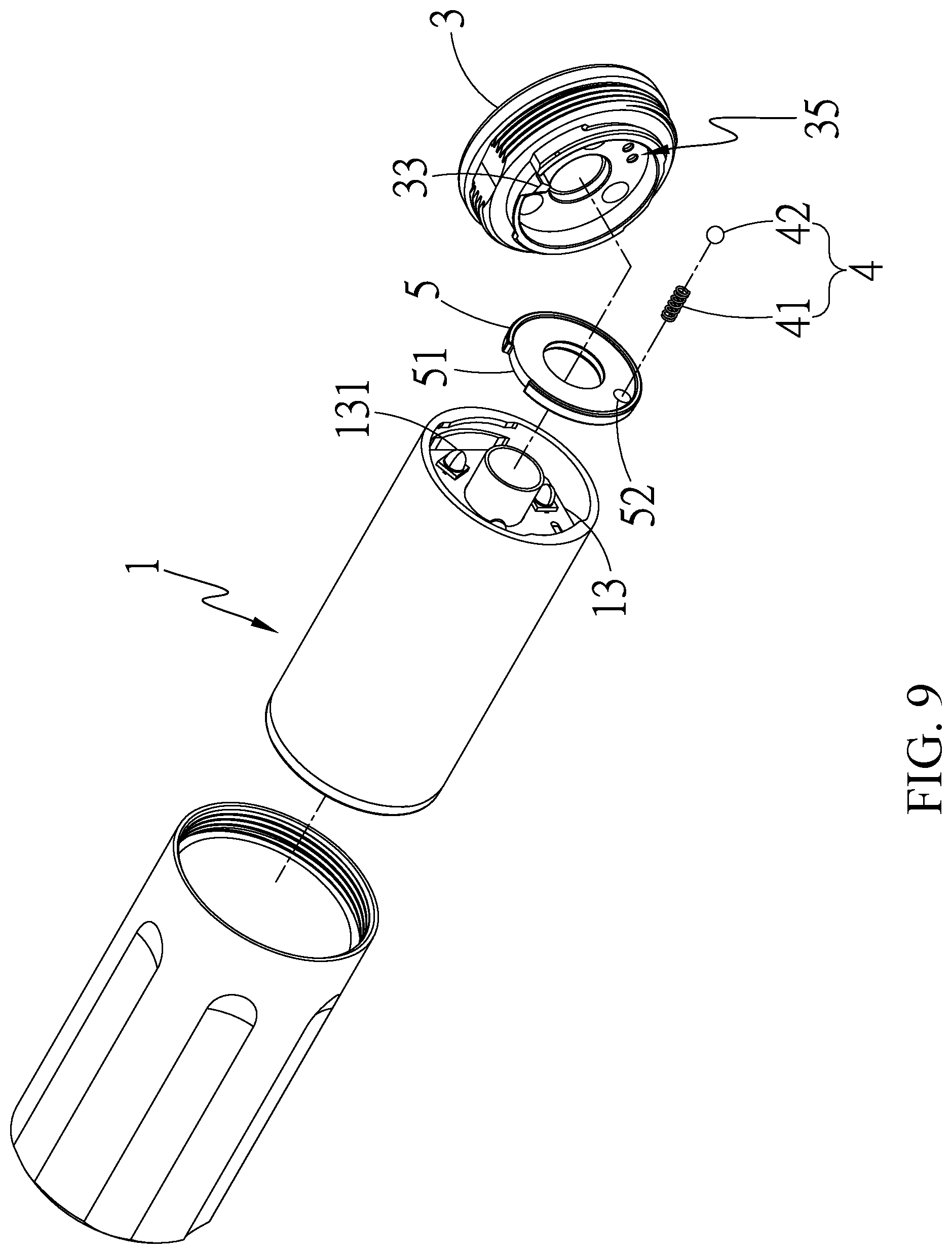 Patent US12297982 Figure 9 – Illuminator accessory exchange structure