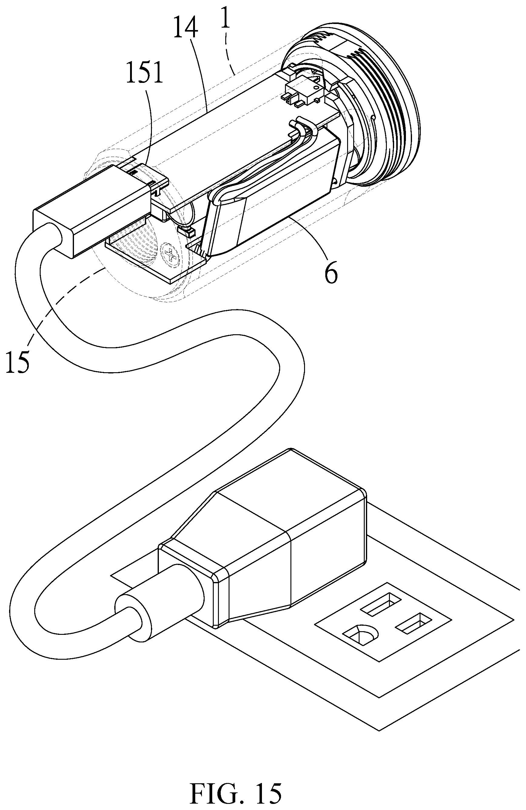 Patent US12297982 Figure 15 – Illuminator accessory exchange structure