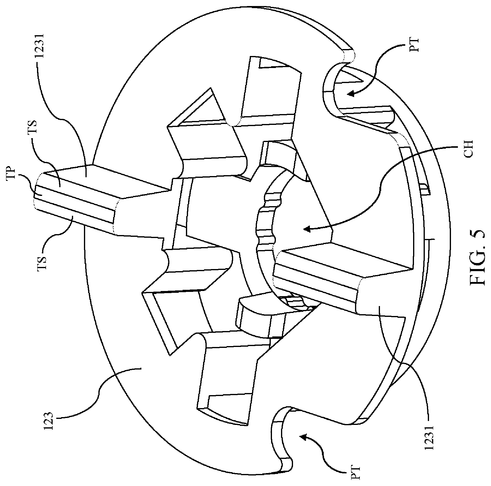 Patent US12297983 Figure 5 – Holder, light tube, lighting device having a mistake-proof structure, installation method and modifying method thereof