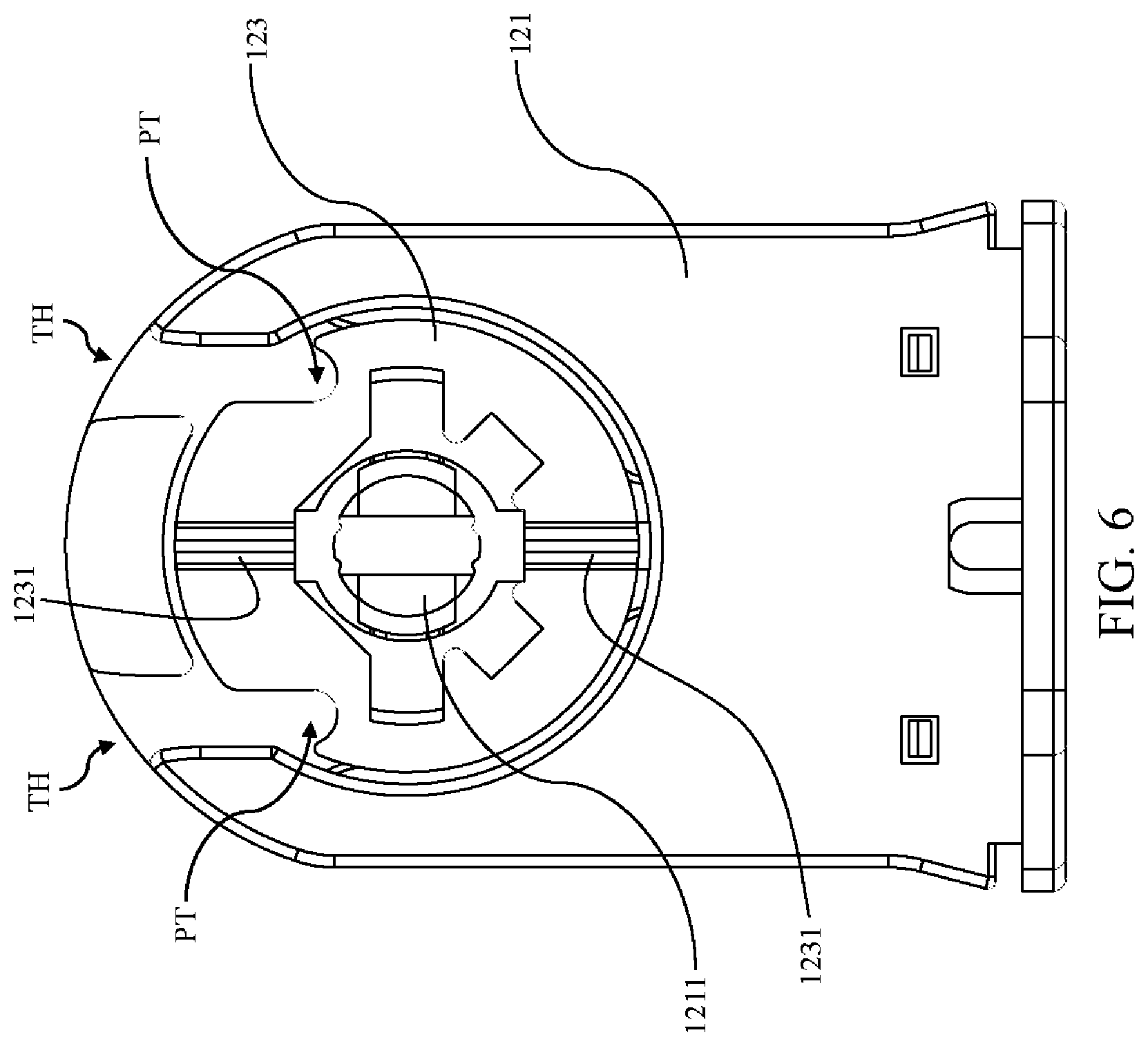 Patent US12297983 Figure 6 – Holder, light tube, lighting device having a mistake-proof structure, installation method and modifying method thereof