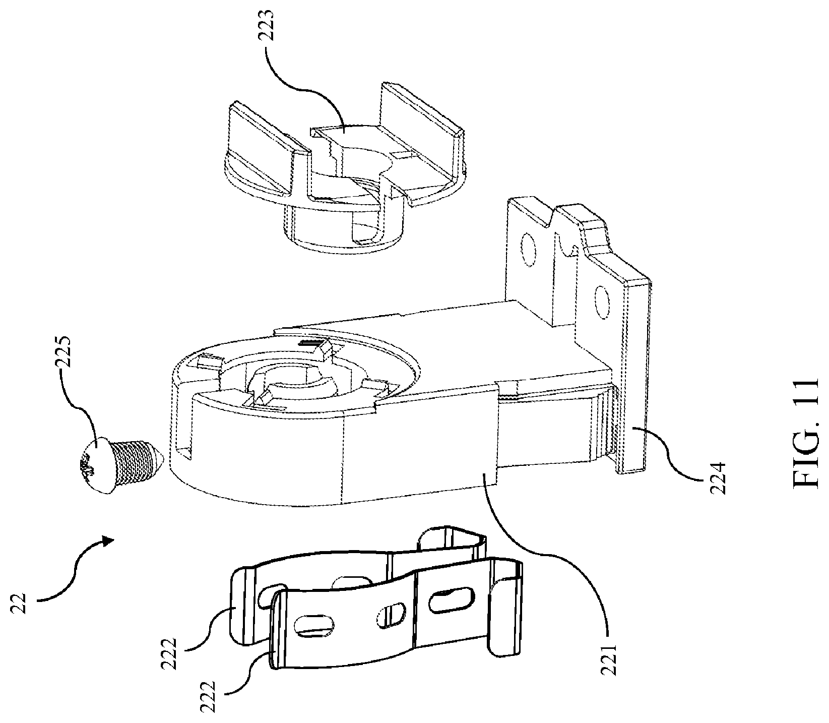 Patent US12297983 Figure 11 – Holder, light tube, lighting device having a mistake-proof structure, installation method and modifying method thereof