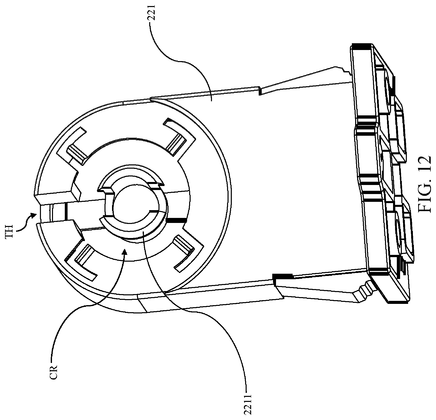 Patent US12297983 Figure 12 – Holder, light tube, lighting device having a mistake-proof structure, installation method and modifying method thereof