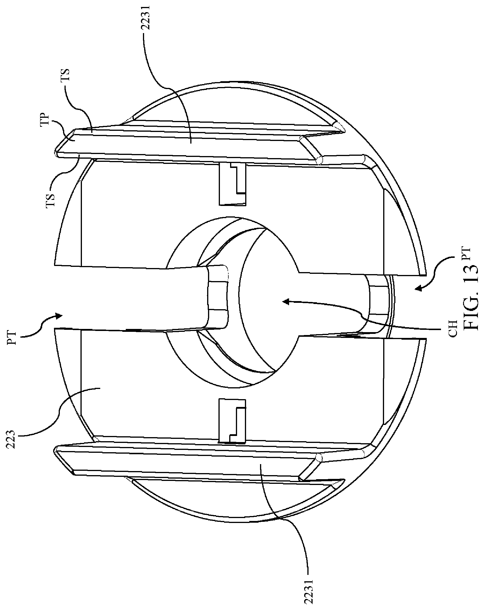 Patent US12297983 Figure 13 – Holder, light tube, lighting device having a mistake-proof structure, installation method and modifying method thereof