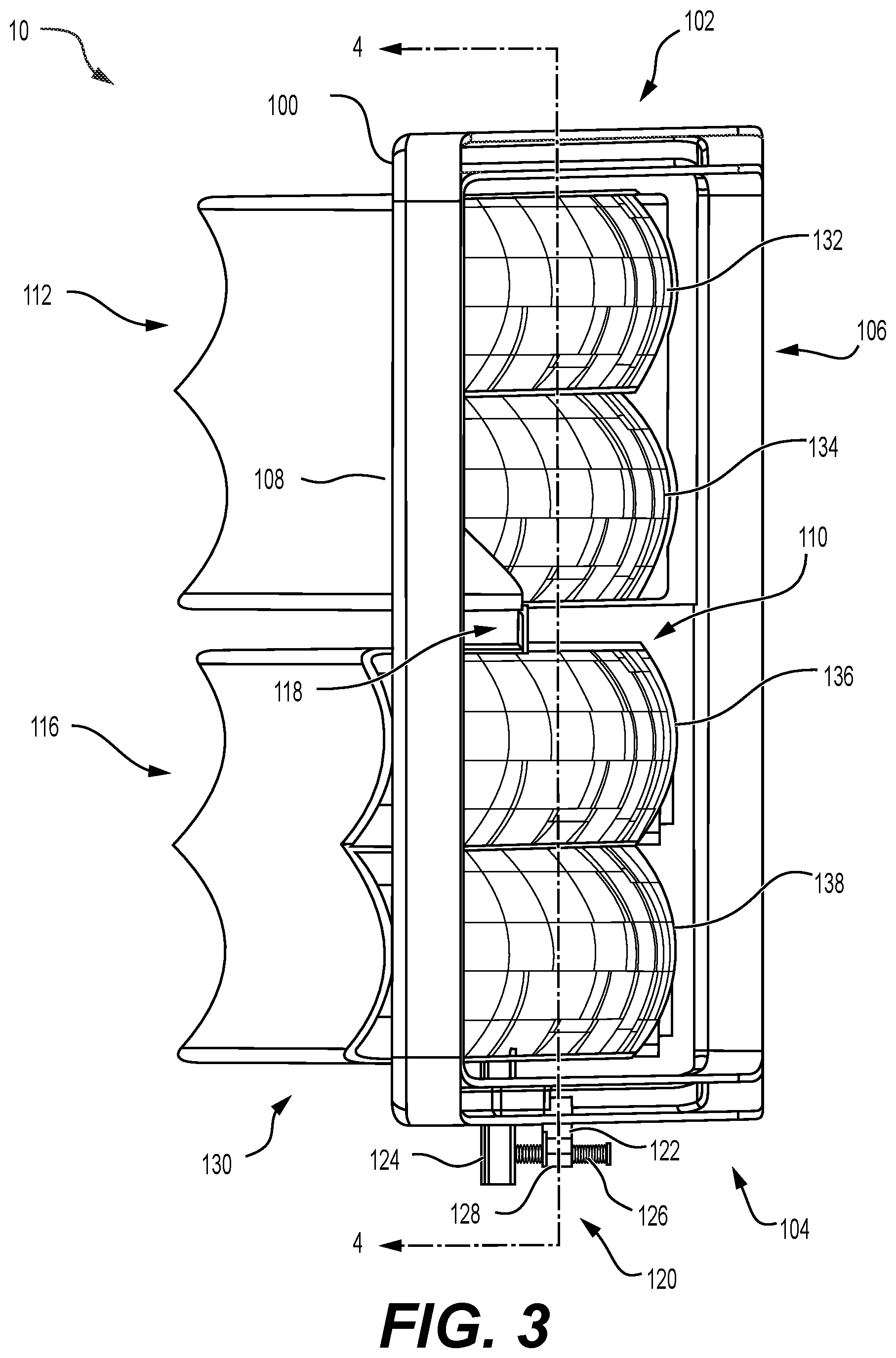 Patent US12297984 Figure 3 – Lighting apparatus with adjustability between two lighting structures and method of use