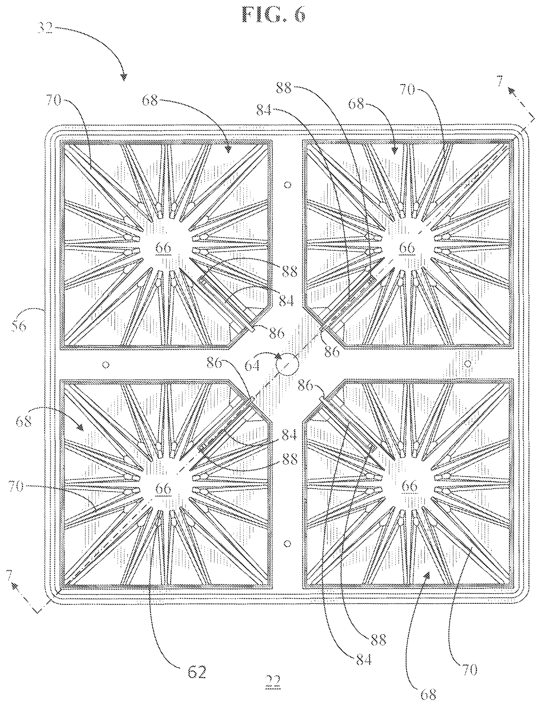 Patent US12297985 Figure 5 – Surface mounted light fixture and heat dissipating structure for same