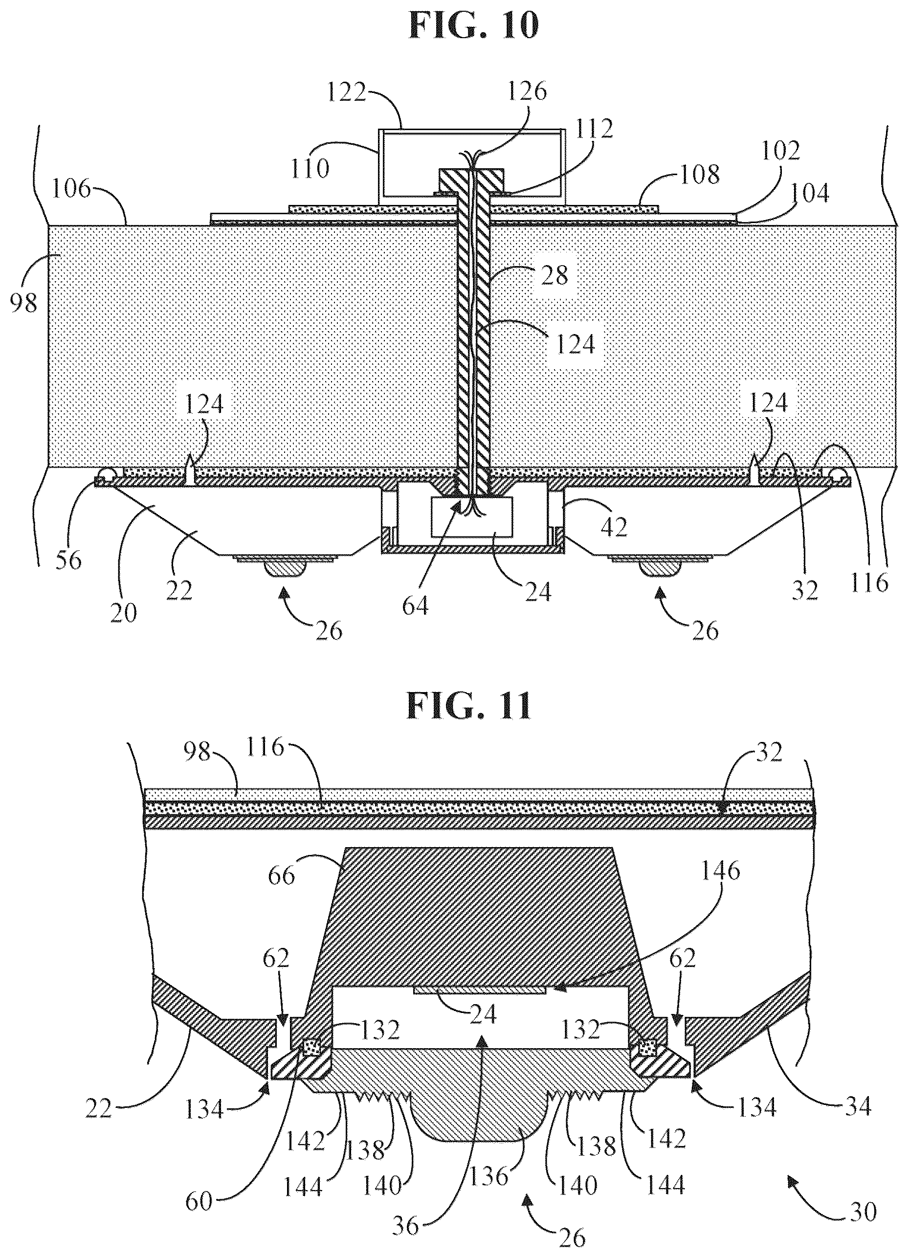 Patent US12297985 Figure 8 – Surface mounted light fixture and heat dissipating structure for same