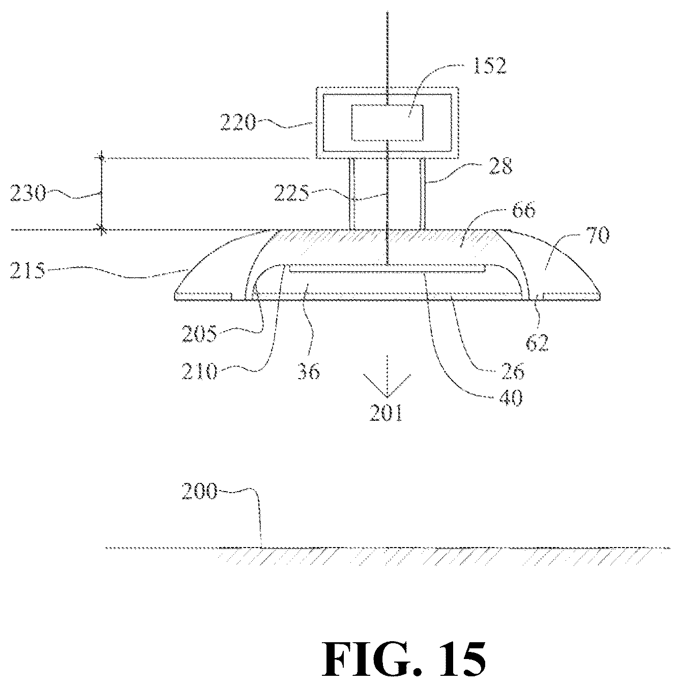 Patent US12297985 Figure 11 – Surface mounted light fixture and heat dissipating structure for same