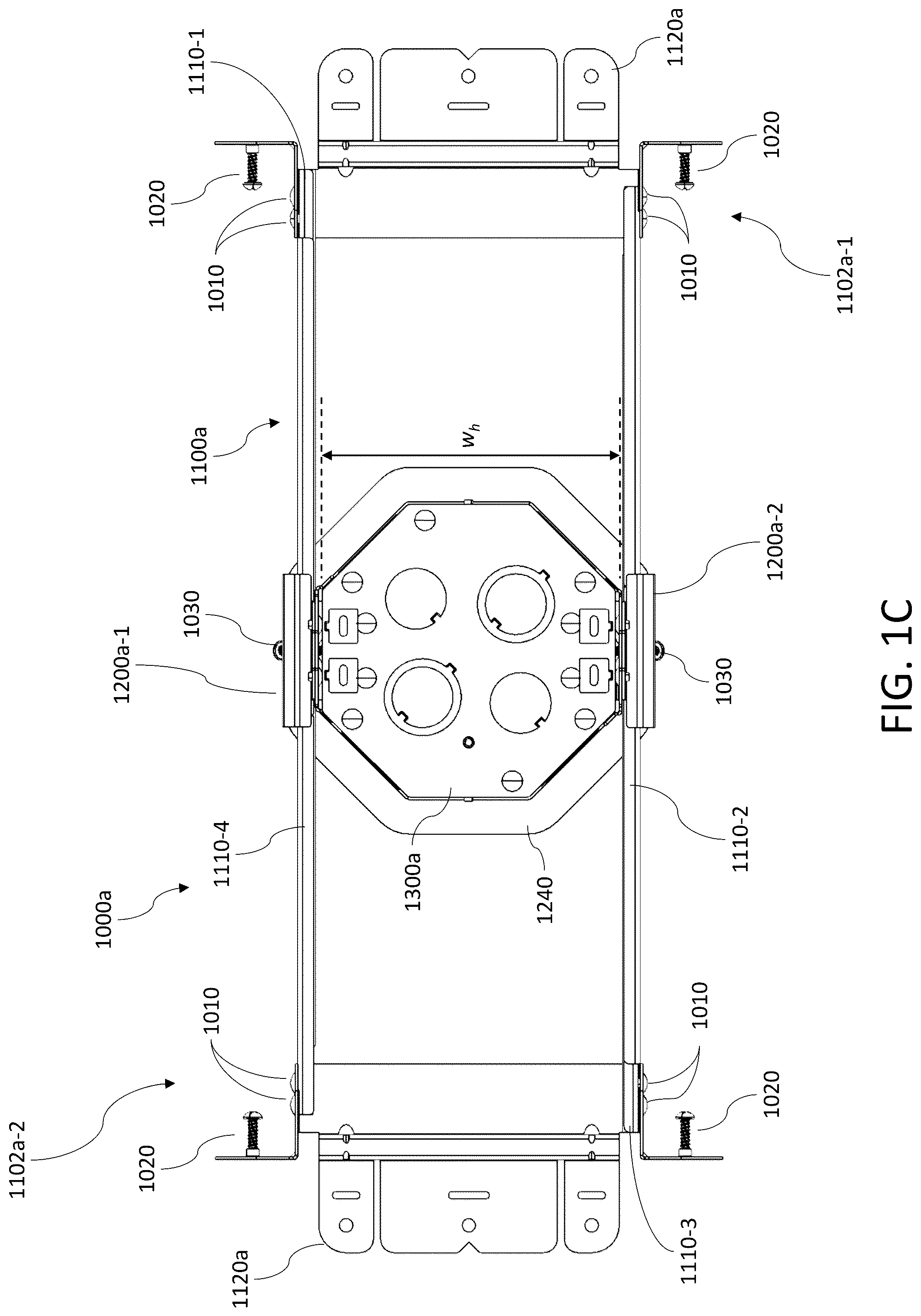 Patent US12297986 Figure 3 – Bar hanger assembly with crossmembers and housing assemblies using same