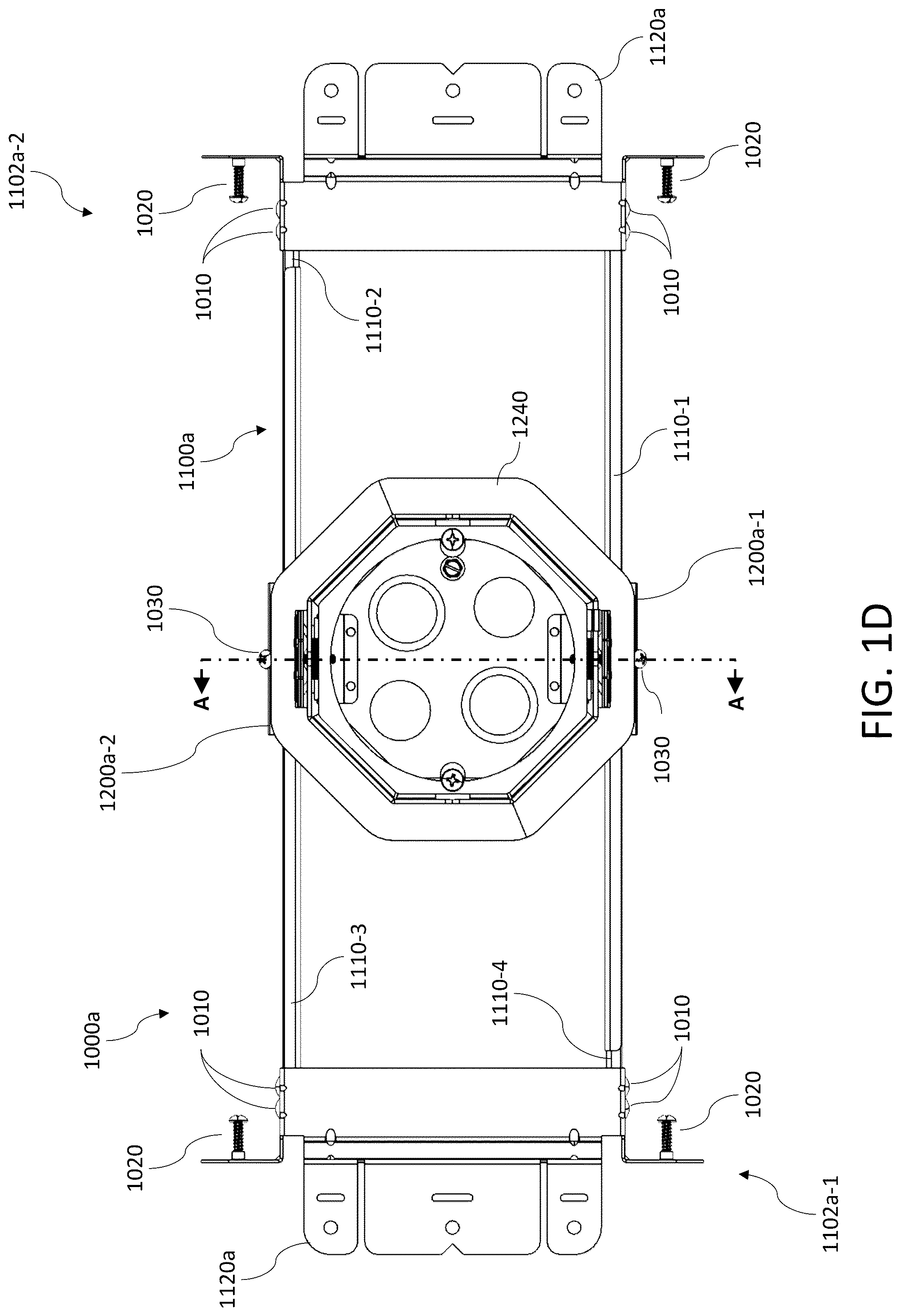 Patent US12297986 Figure 4 – Bar hanger assembly with crossmembers and housing assemblies using same