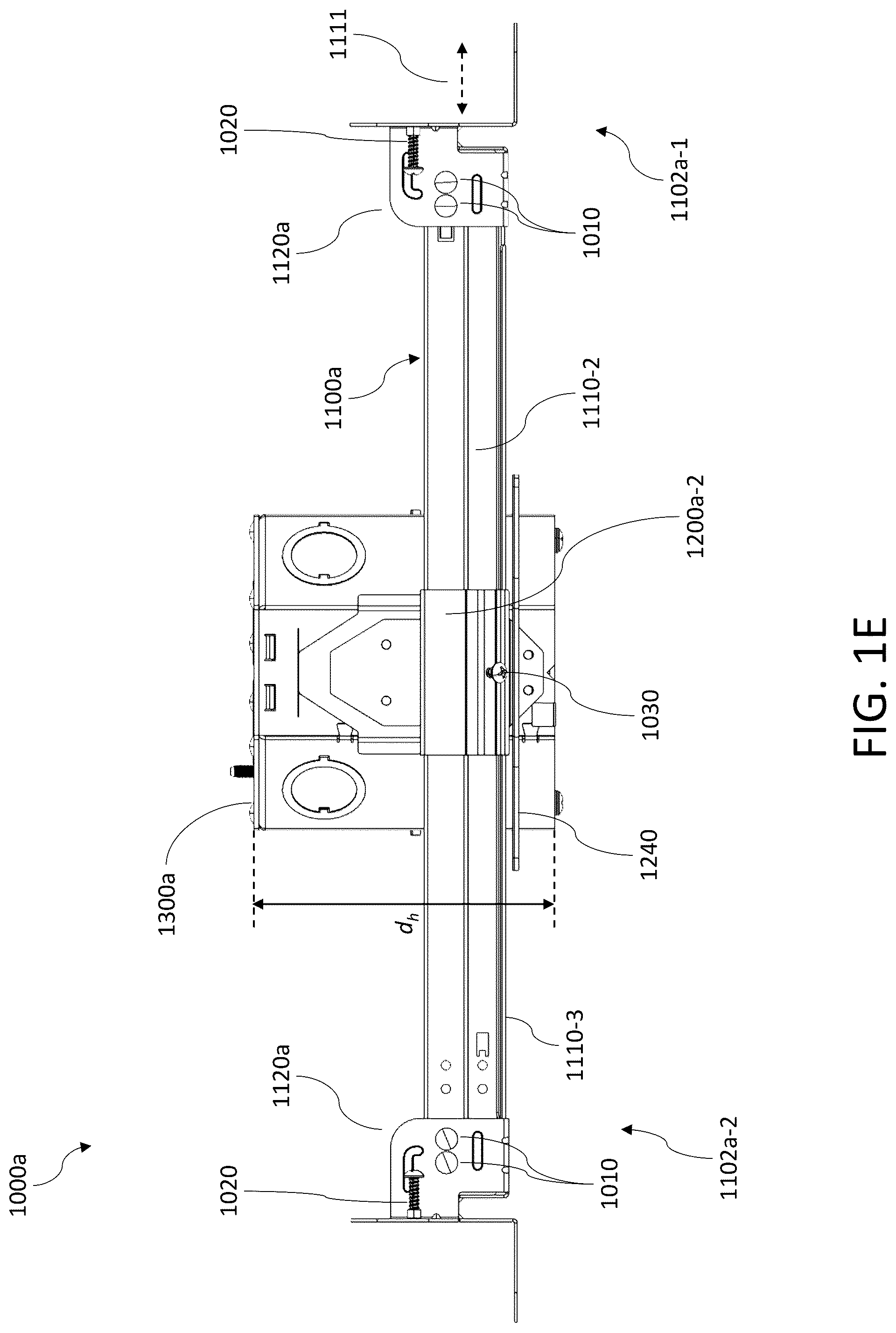 Patent US12297986 Figure 5 – Bar hanger assembly with crossmembers and housing assemblies using same