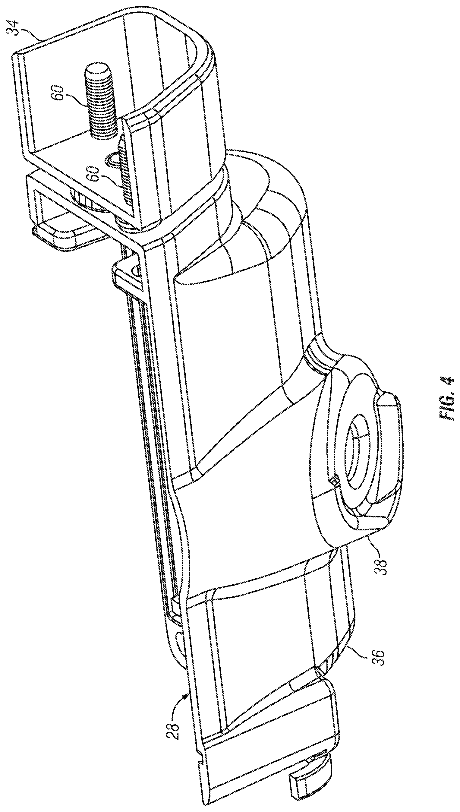 Patent US12297988 Figure 4 – Vehicle light assembly with light bar and rotatable projector